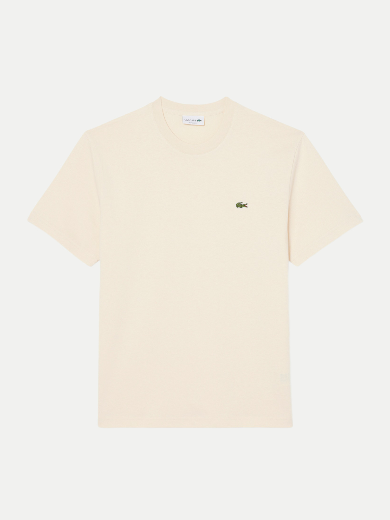 Lacoste T-Shirt mit Logo Beige L