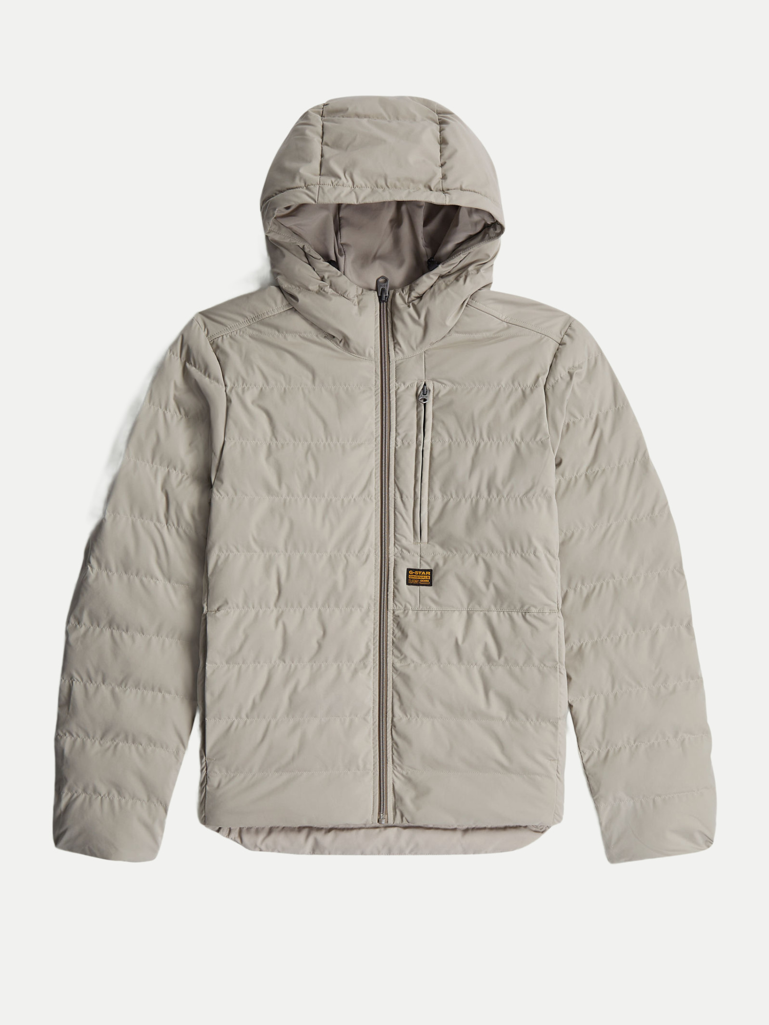 Steppjacke mit Kapuze Beige L