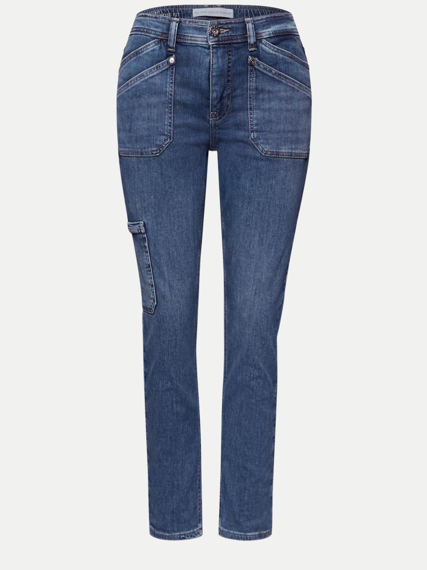 Street One Cargo Jeans Blau 30/28