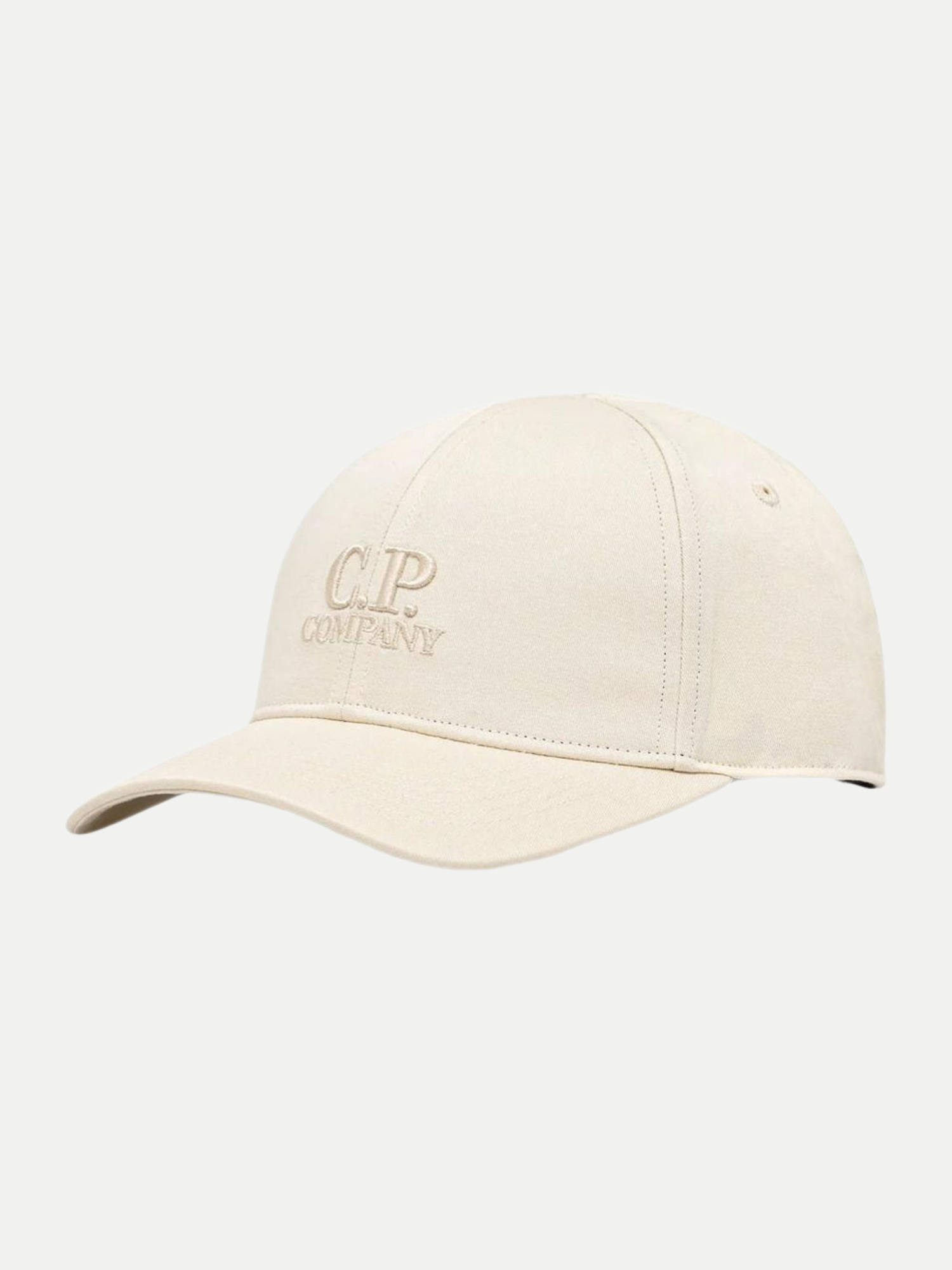 Kappe mit gesticktem Logo Beige