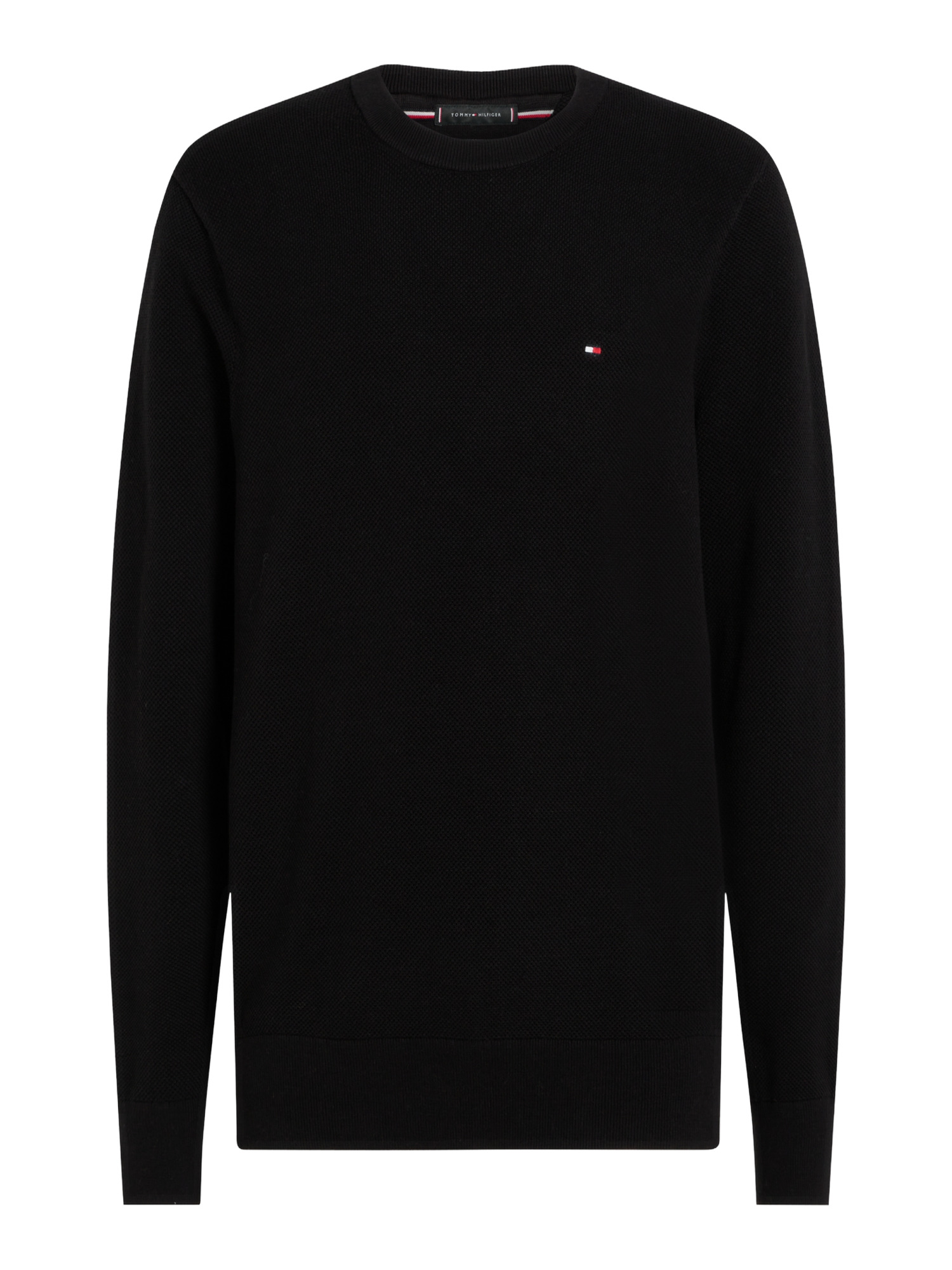 Pullover aus Strukturstrick Schwarz M