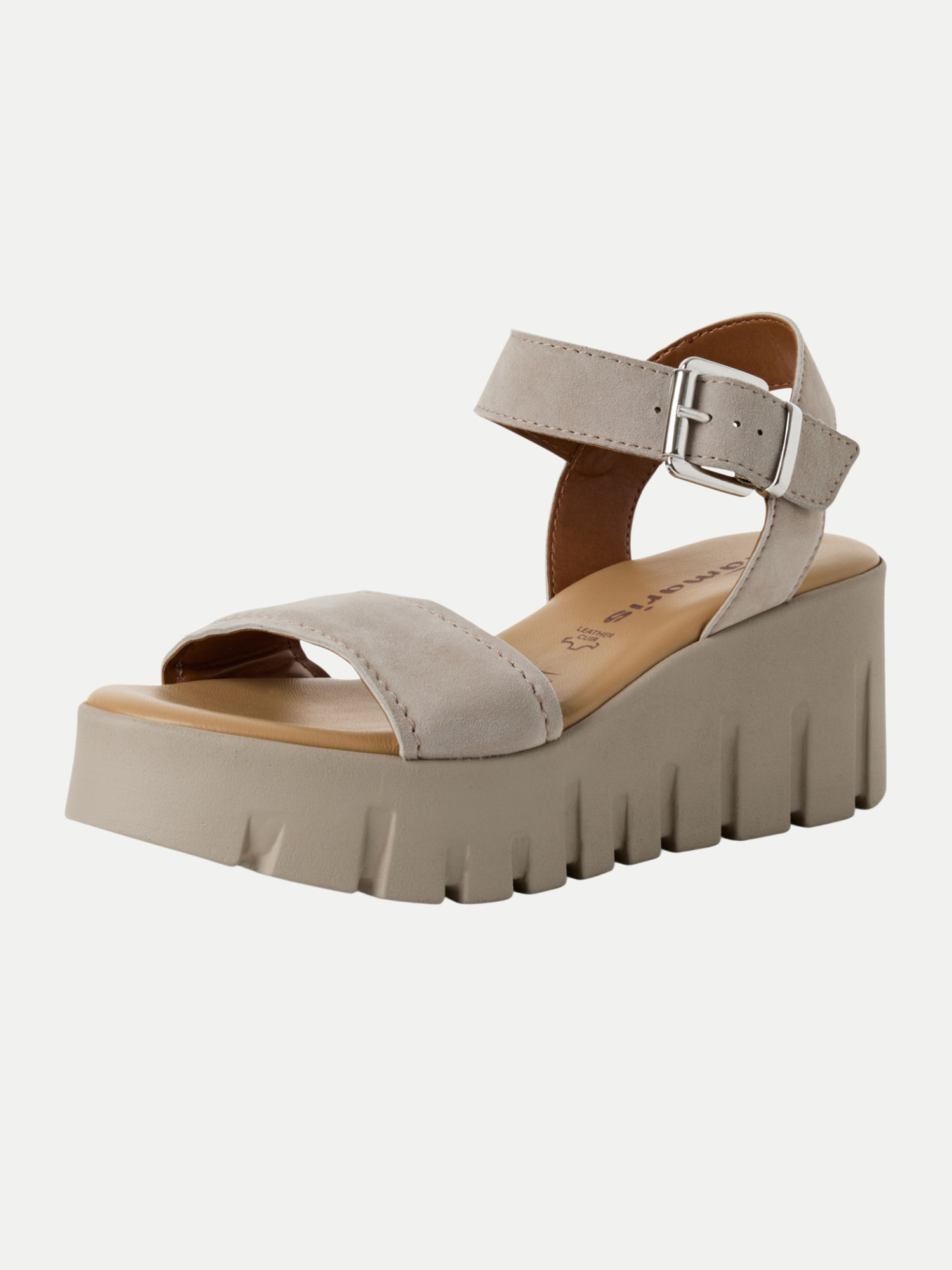 Tamaris Wedge-Sandale Beige 39