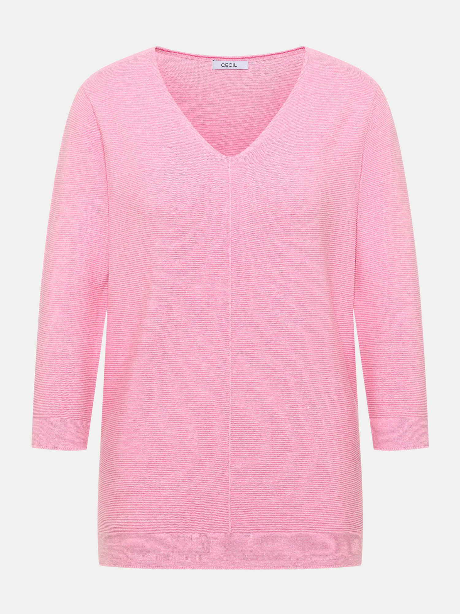 Cecil Strukturpullover Rosa XXL