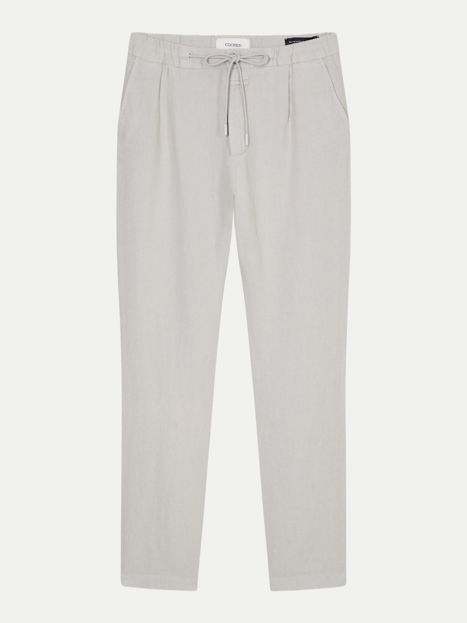 Tapered-Fit Leinenhose Vigo Grau 33