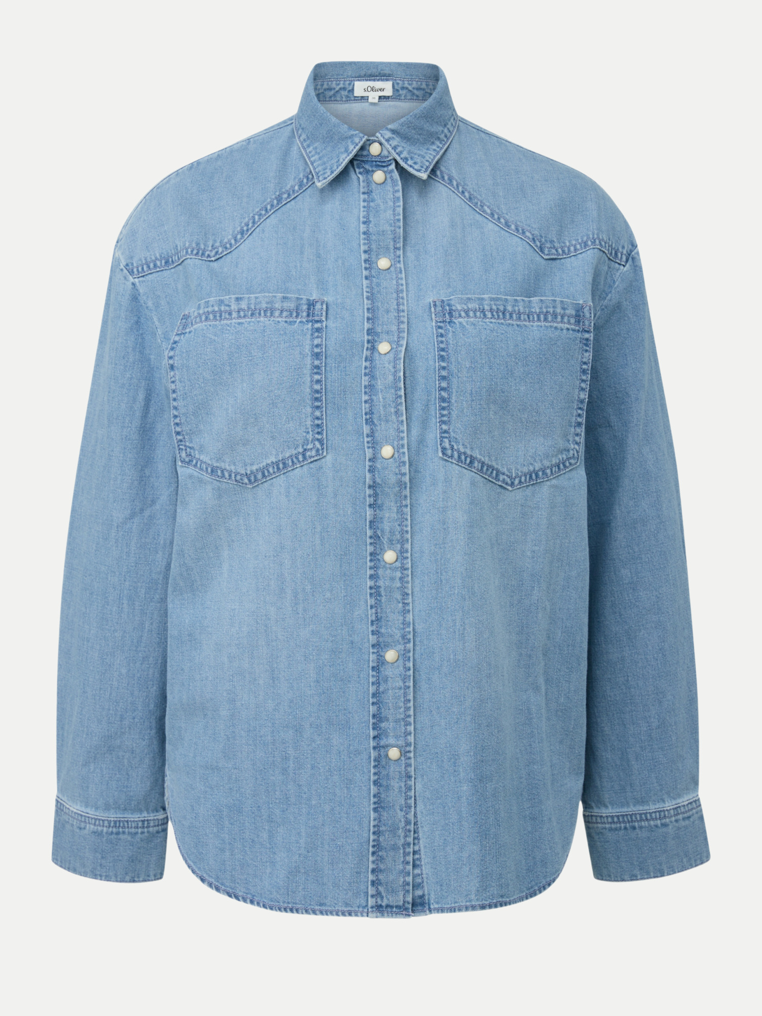 RED LABEL Denimbluse Blau 38