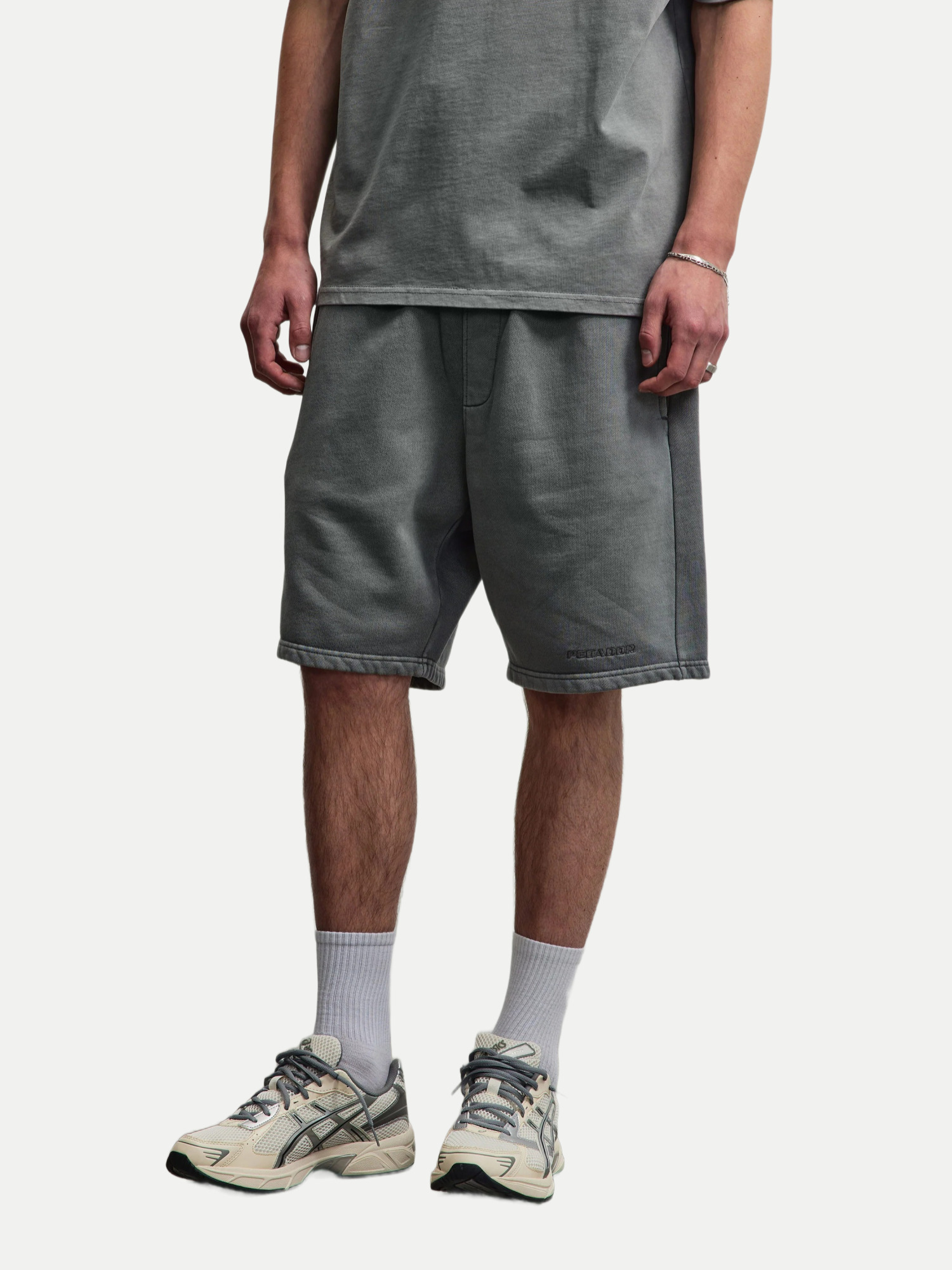 Regular-Fit Sweatshorts Grau M