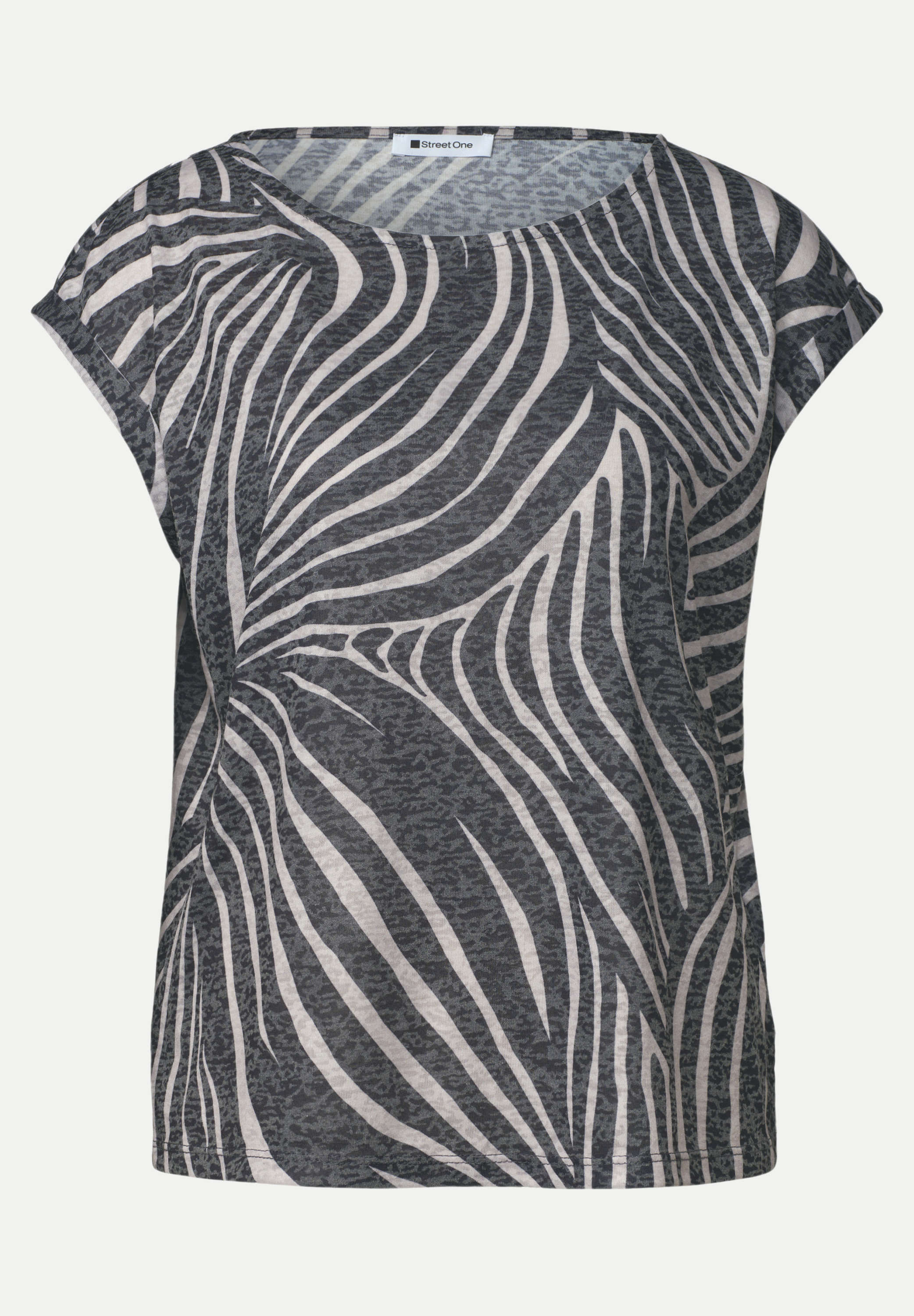 Dropped Shoulder Shirt Schwarz 38