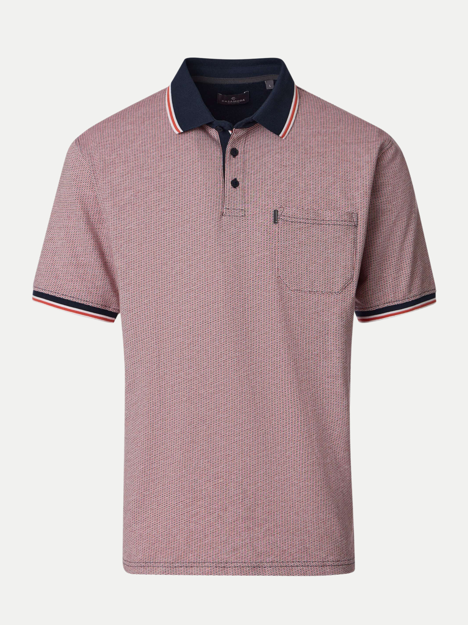 Casamoda Basic Poloshirt Rot M