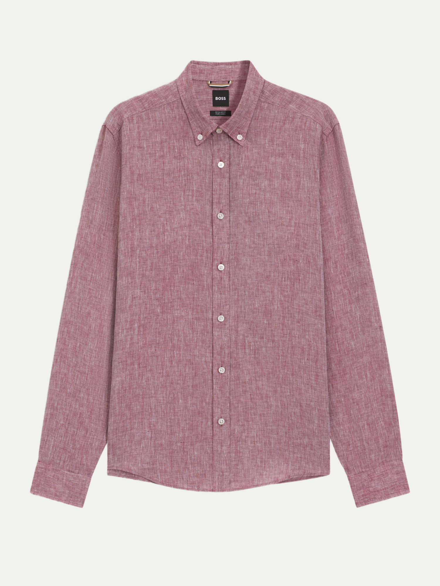 Black Regular-Fit Hemd Liam Rot L