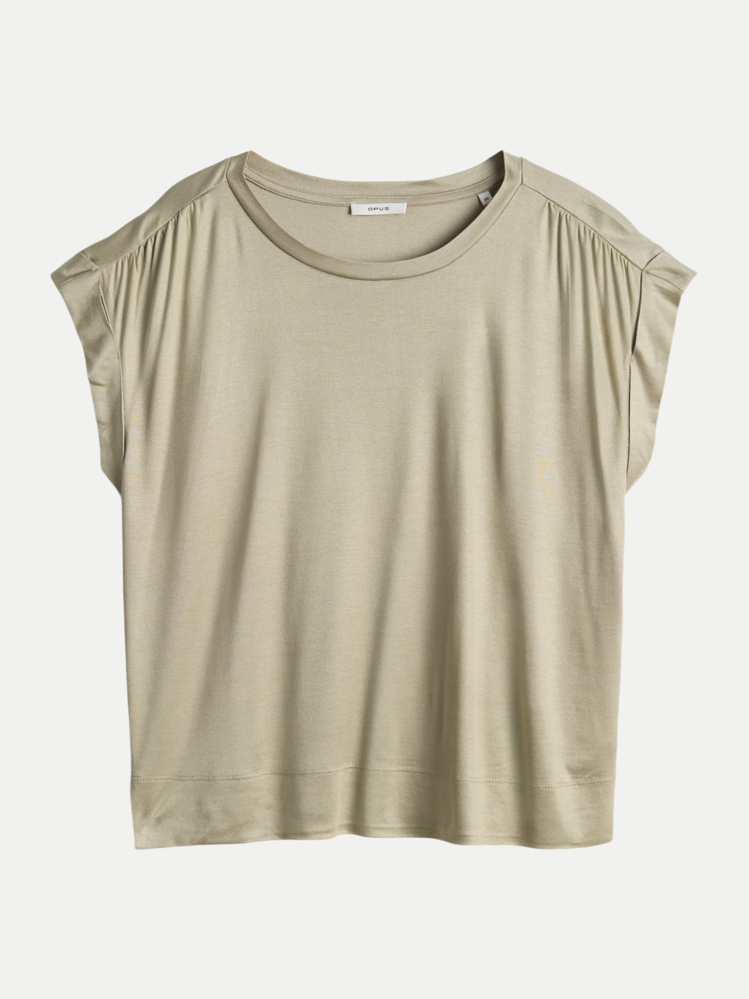 Fließendes Jerseyshirt Sosilla Beige 36