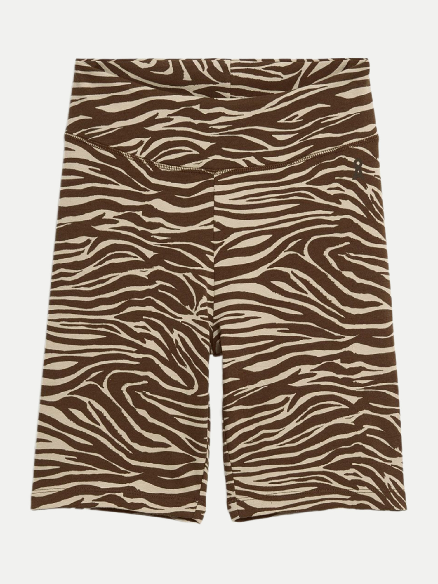 Zebramuster Shorts Braun L