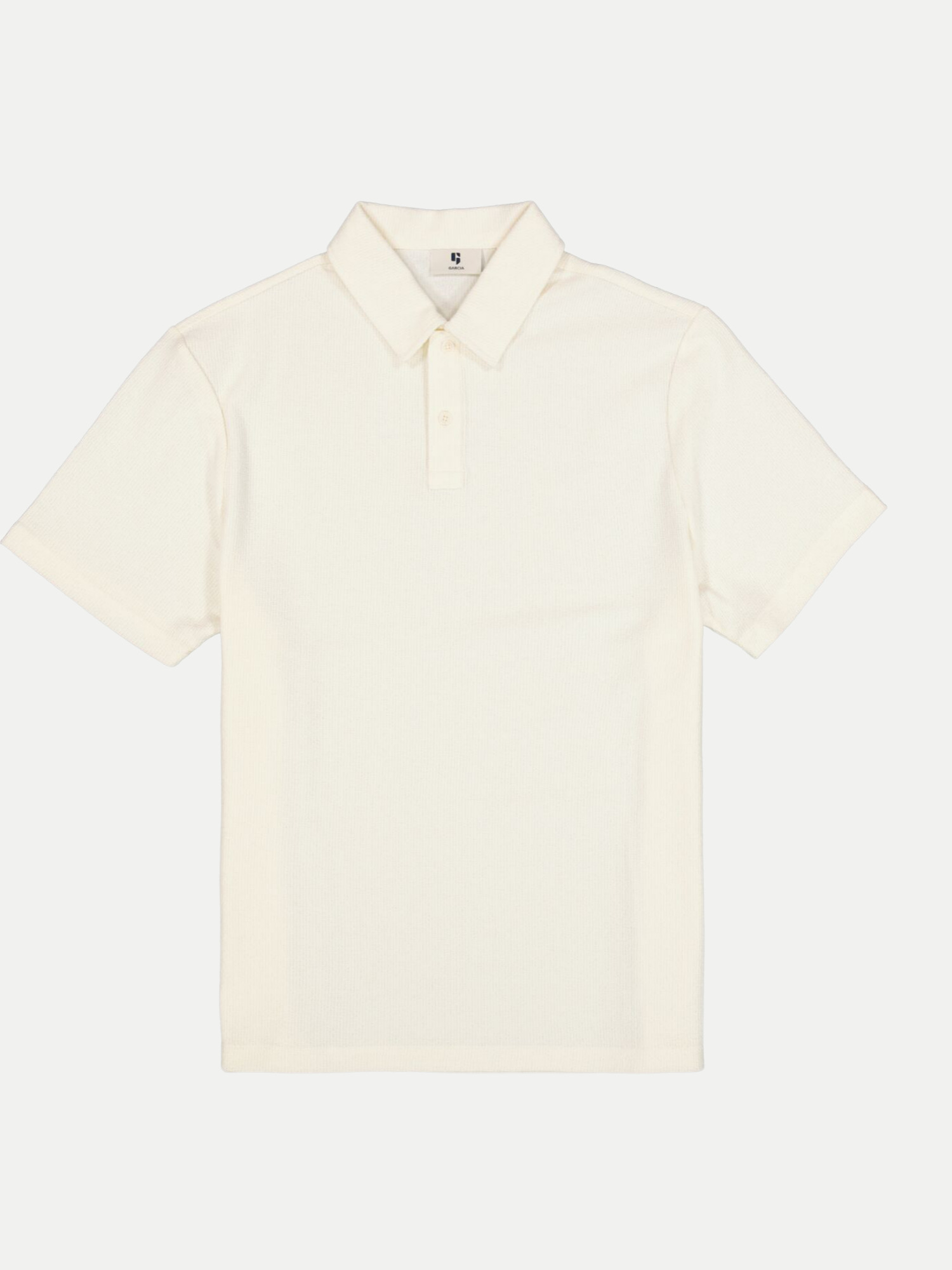 Gestricktes Poloshirt Beige L