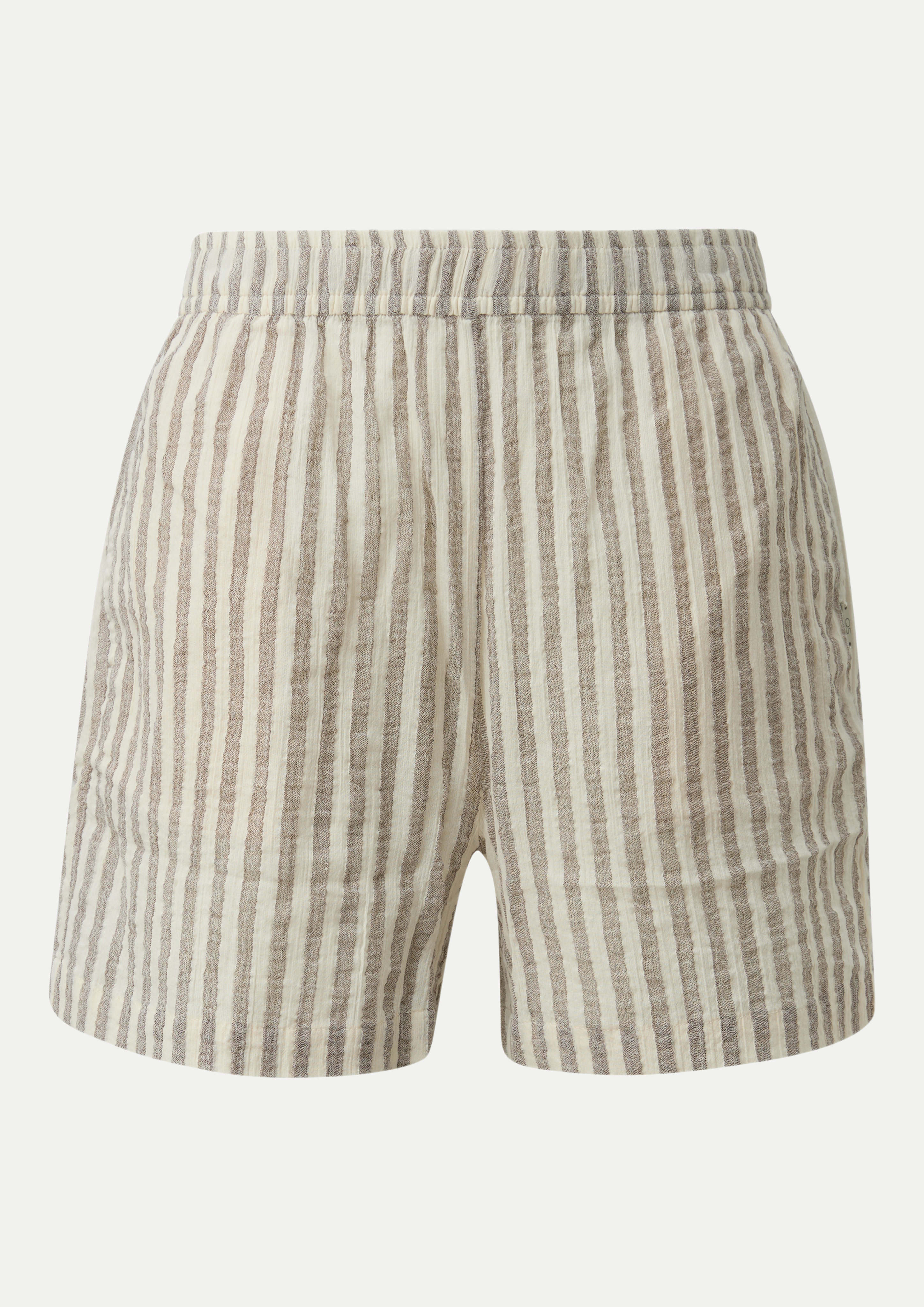 Streifenshorts Beige 38