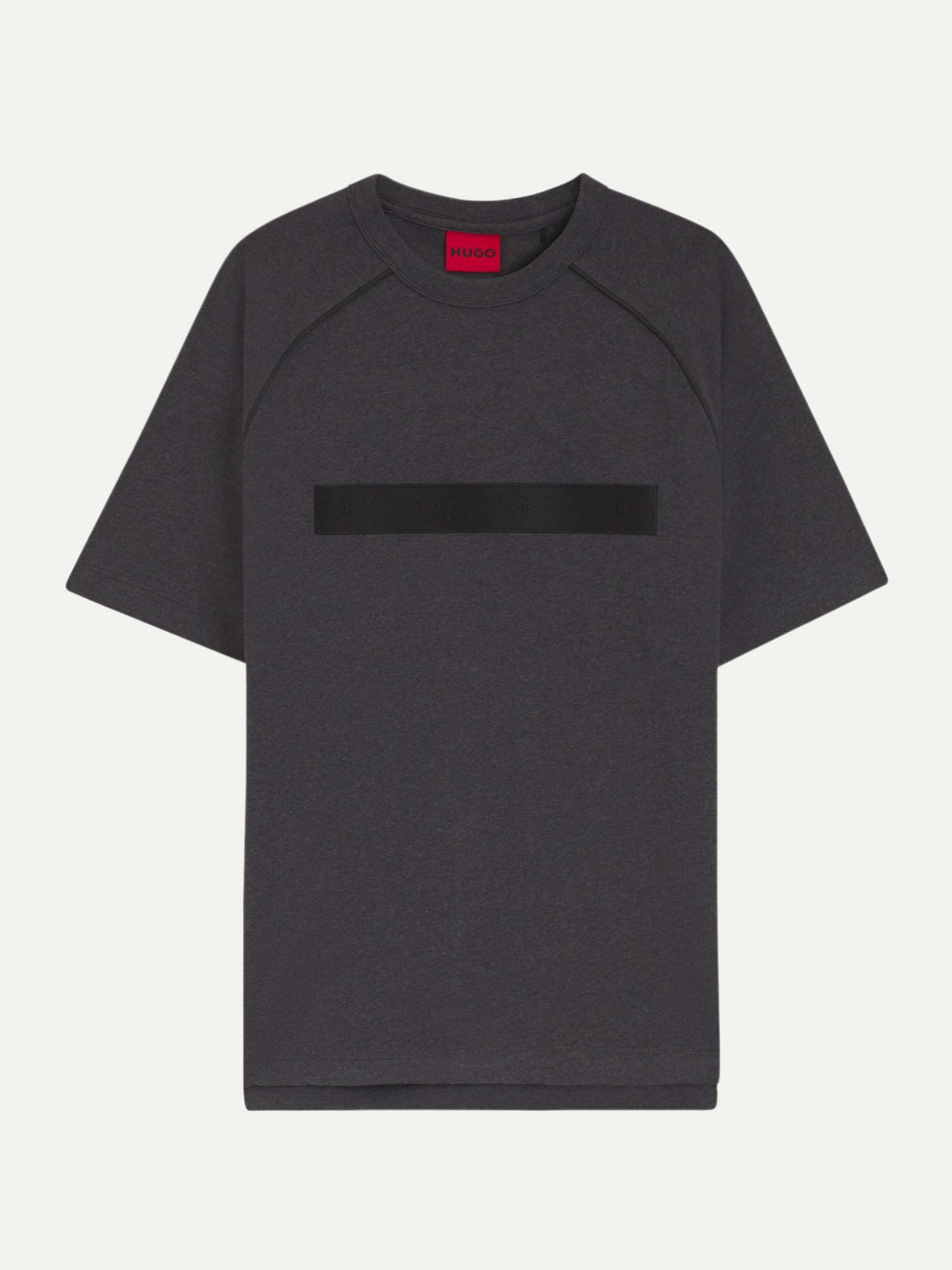 HUGO T-Shirt mit Logoprint Dalik Grau S