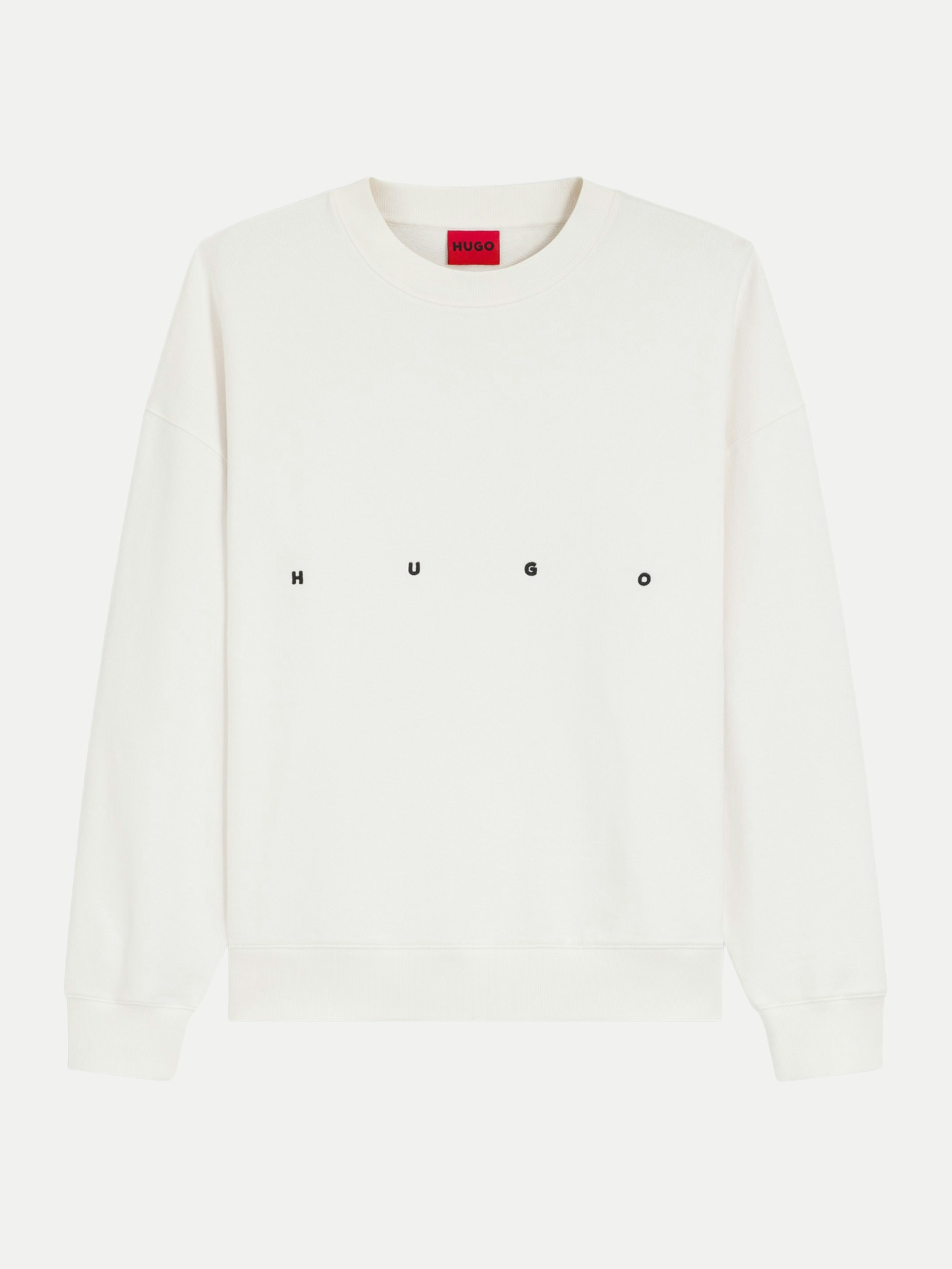 HUGO Sweatshirt mit Logo-Stickerei Weiß XL