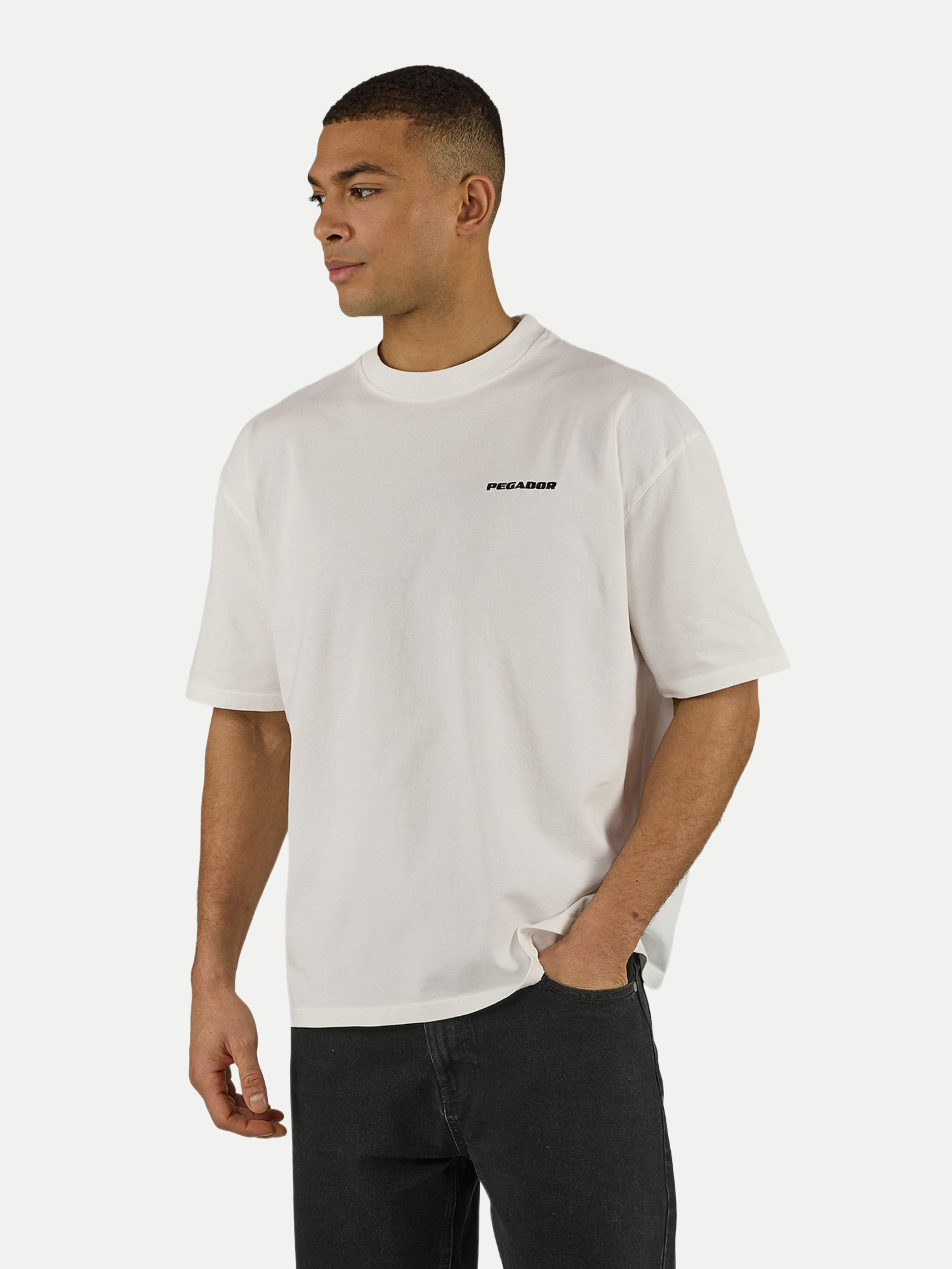 Oversized Basic Shirt Weiß M