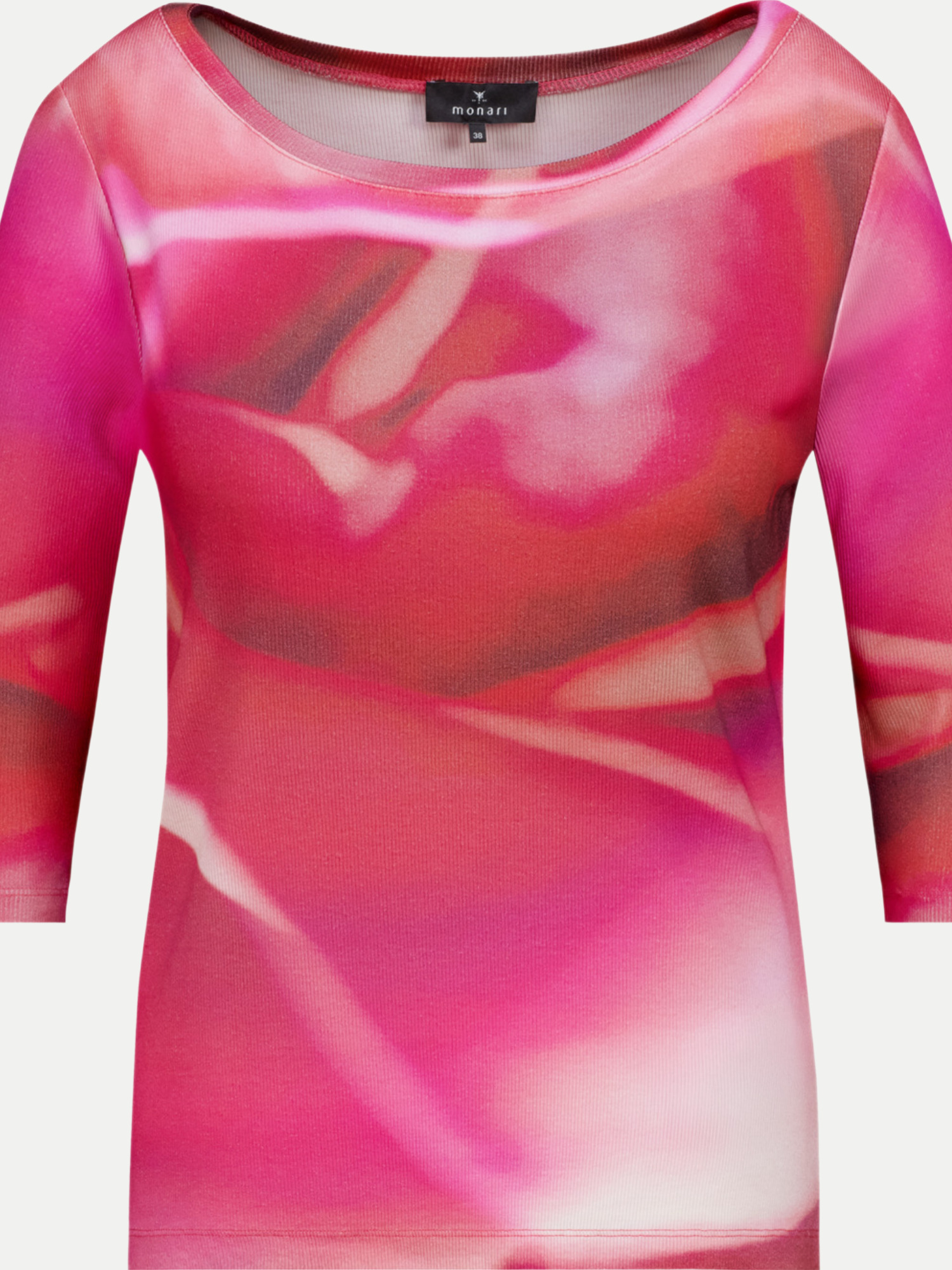Pullover mit Allover-Print Pink 40