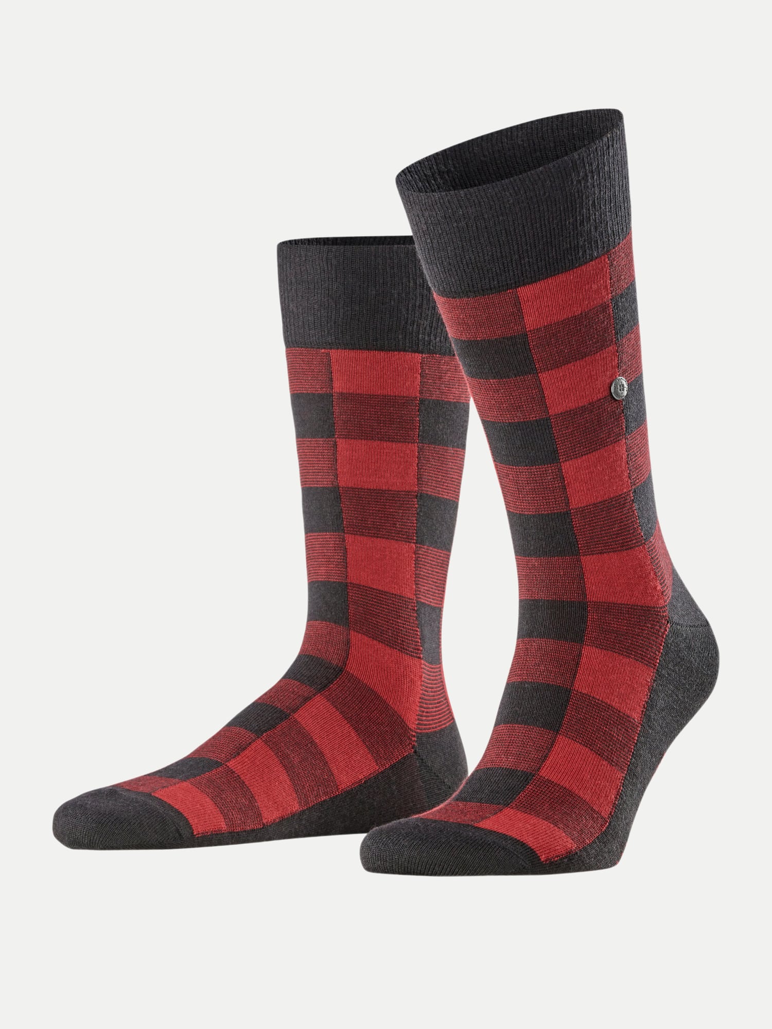 Socken Buffalo Check Rot 40-46