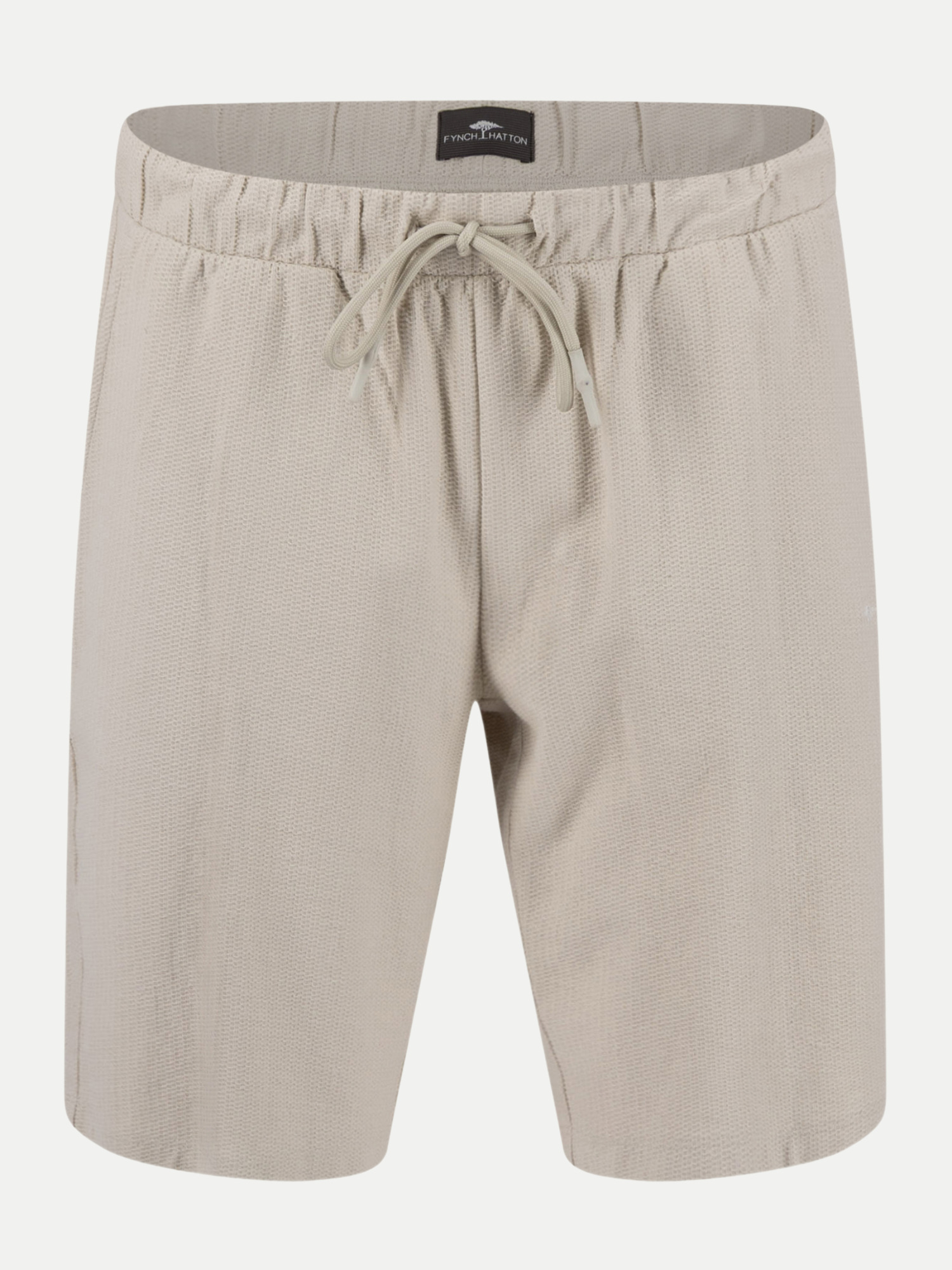Shorts mit Strukturmuster Beige L