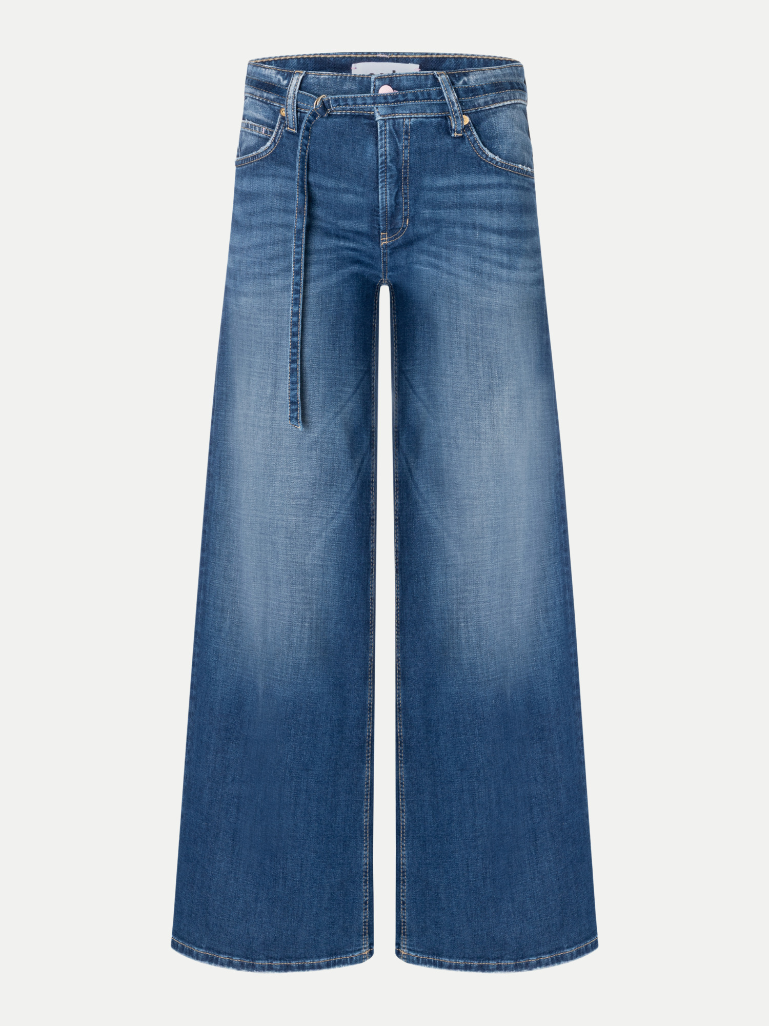 Palazzo Jeans Cropped Blau 44/30