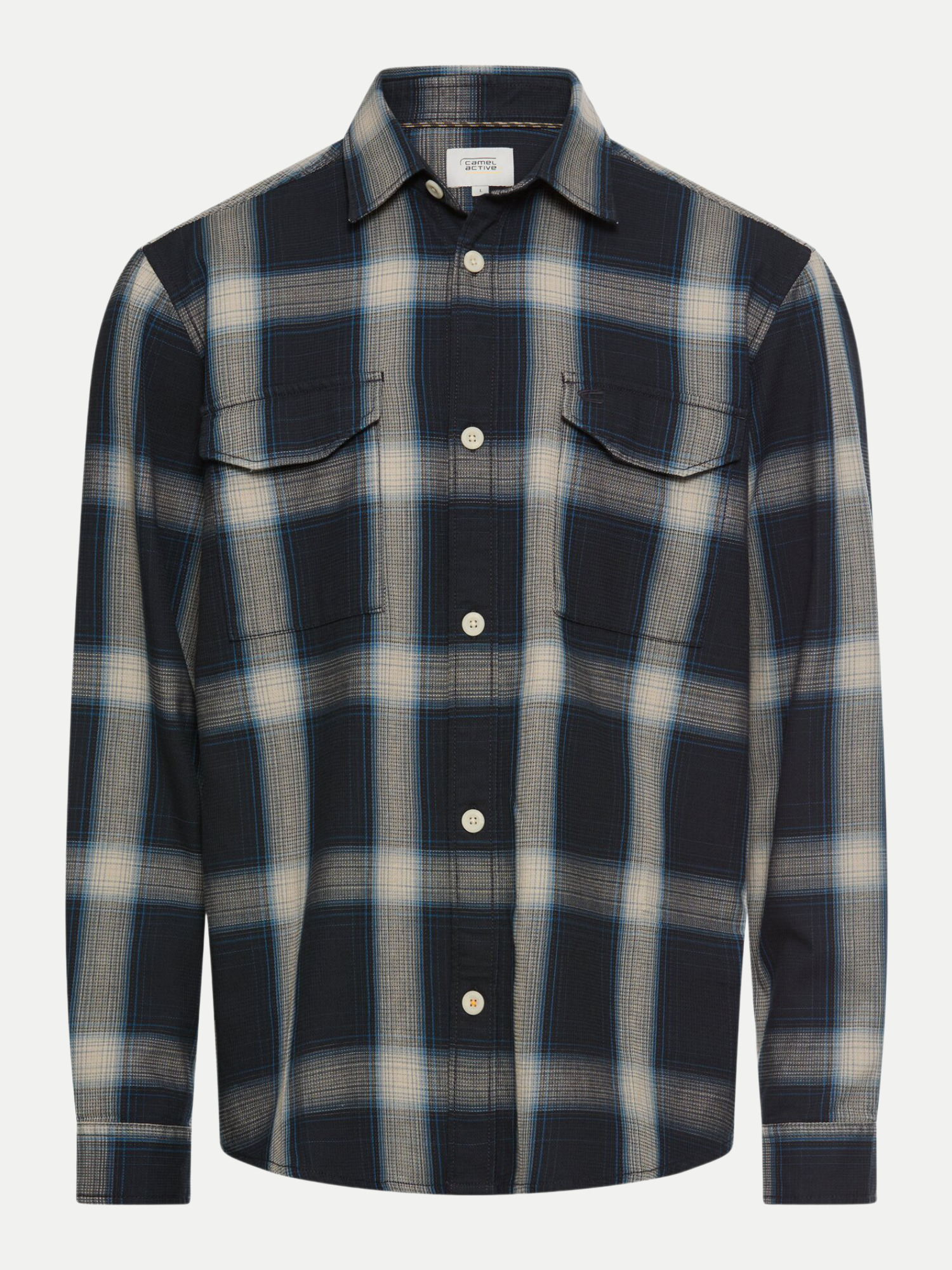 Overshirt mit Karomuster Blau XXL