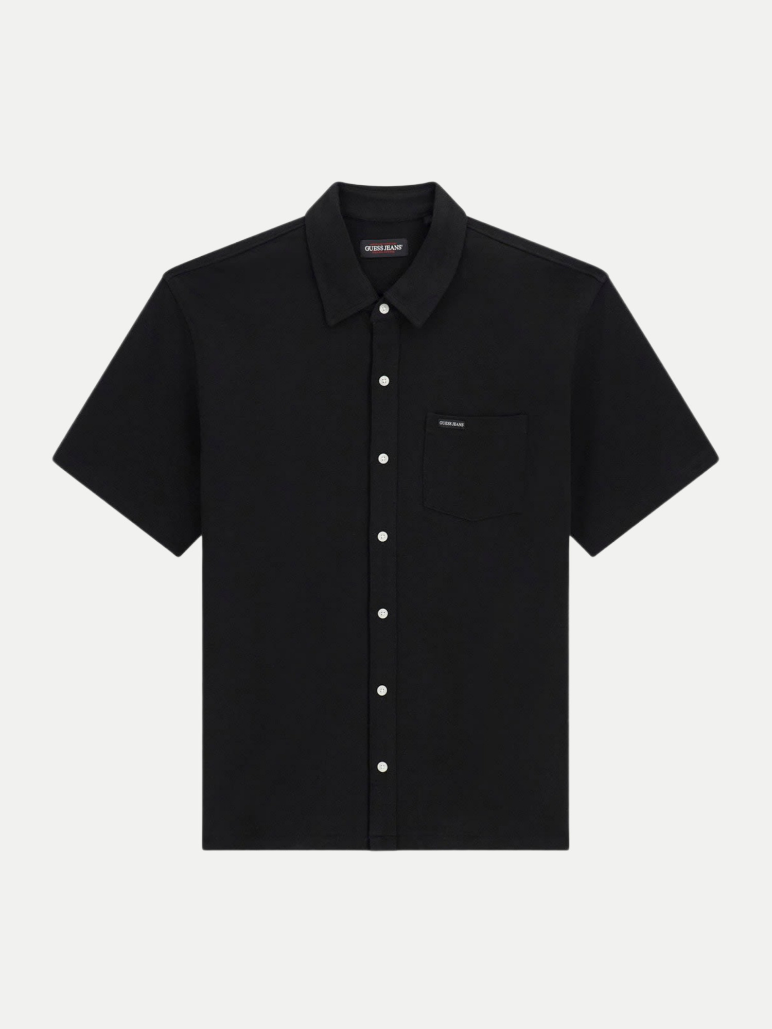 Guess Kurzarmhemd Schwarz M