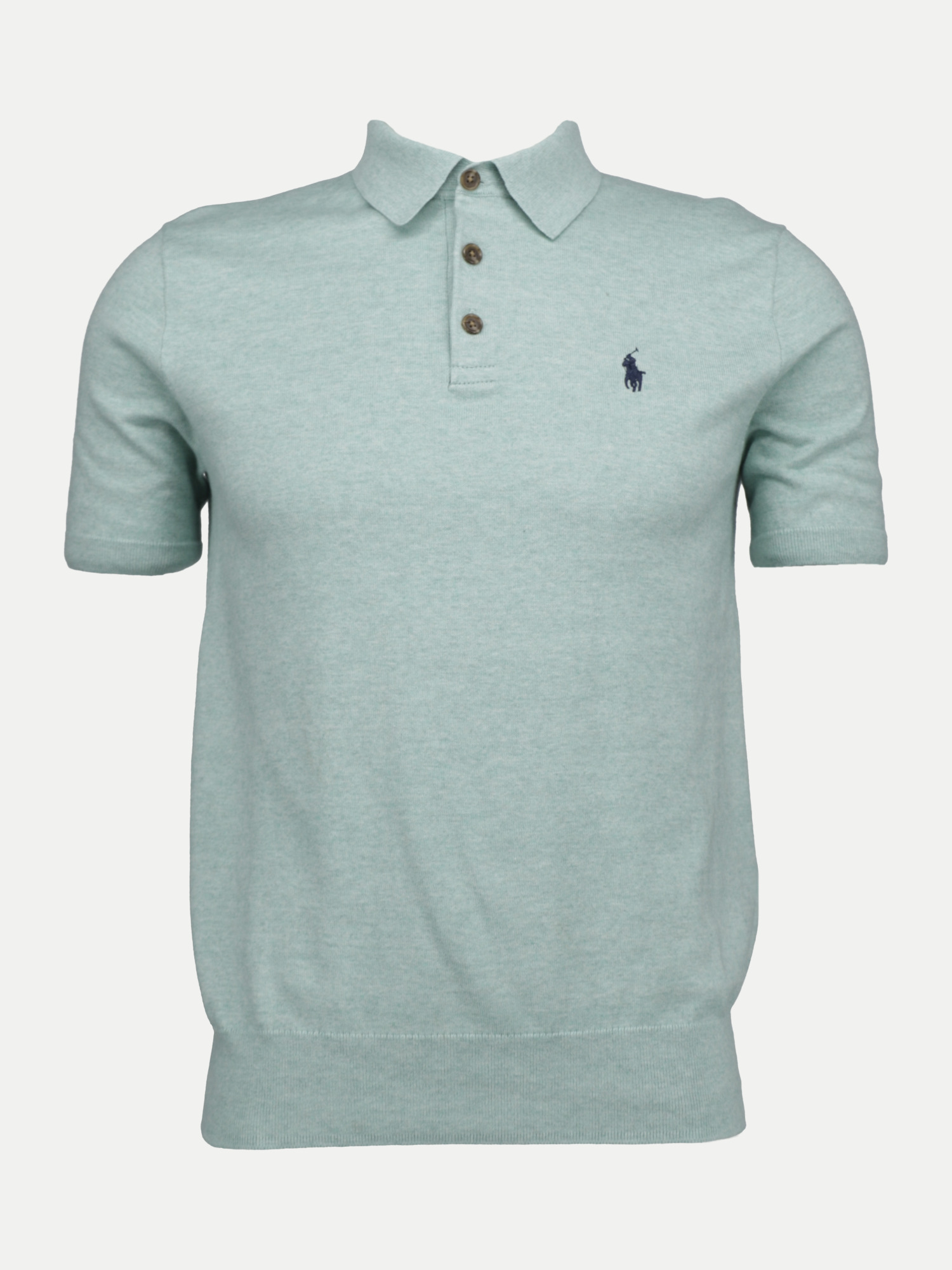 Polo Poloshirt in Strickqualität Grün L