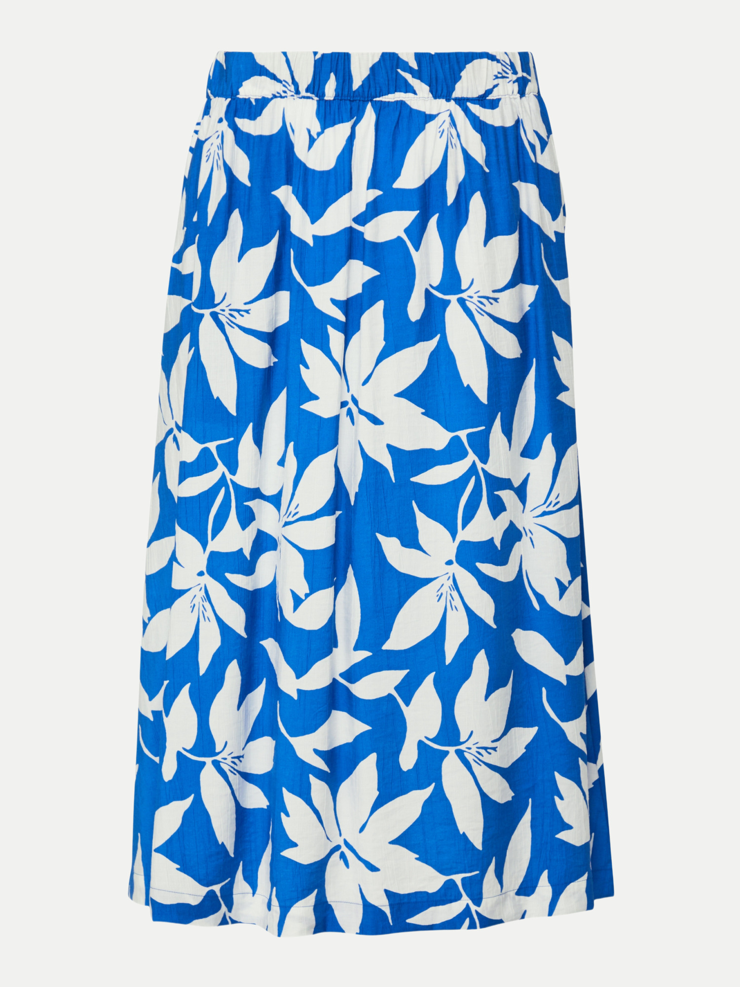 RED LABEL Rock mit Floral-Muster Blau 40