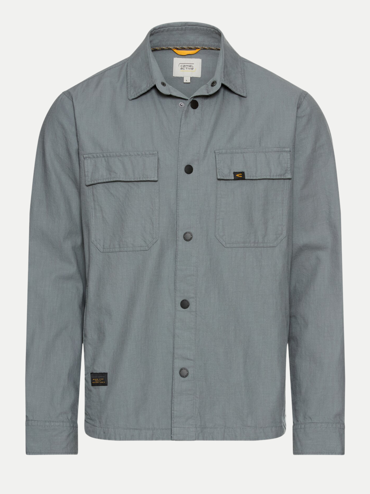 Overshirt mit Taschen Grau L