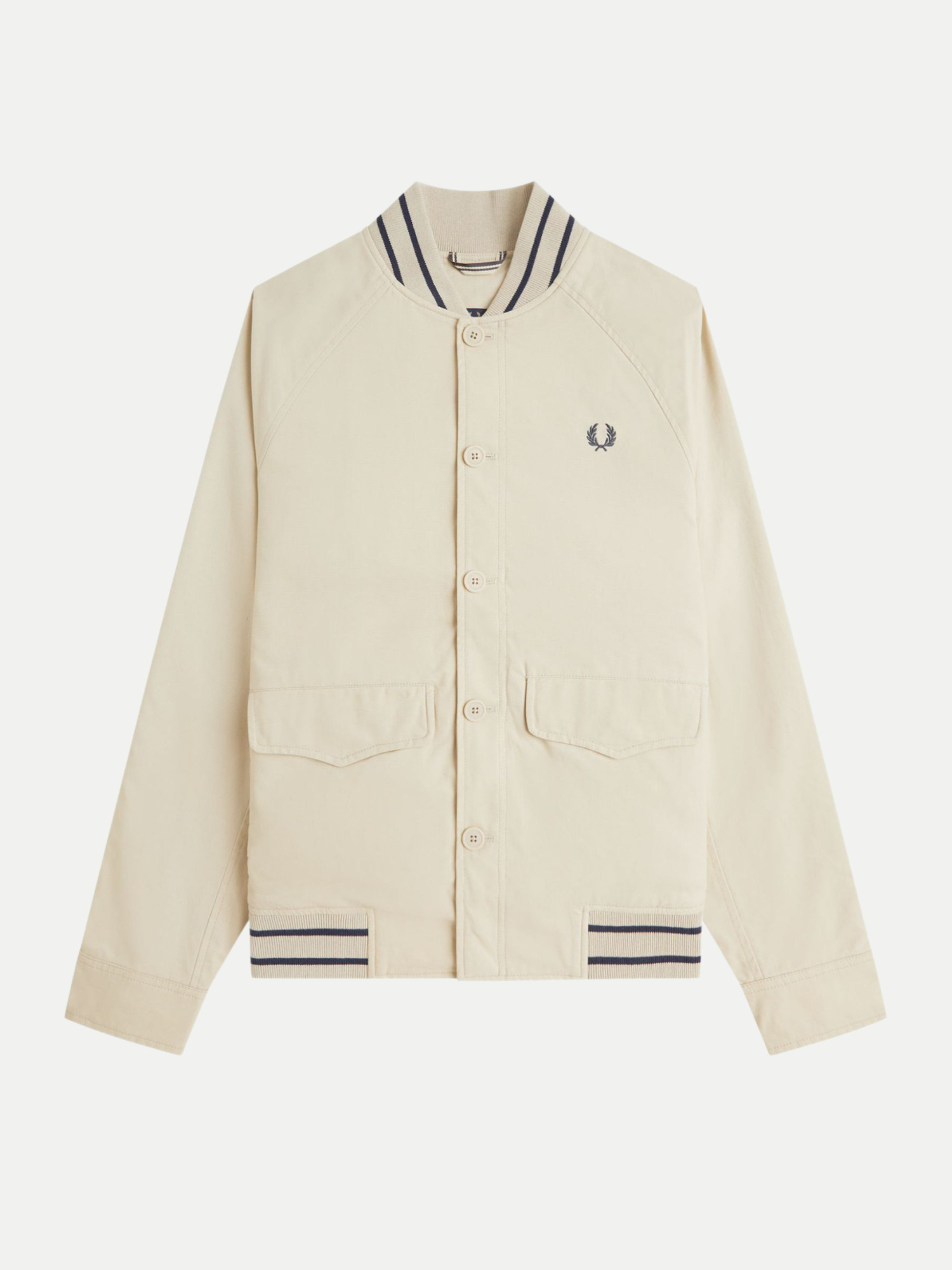 Fred Perry Bomber Jacke Beige M