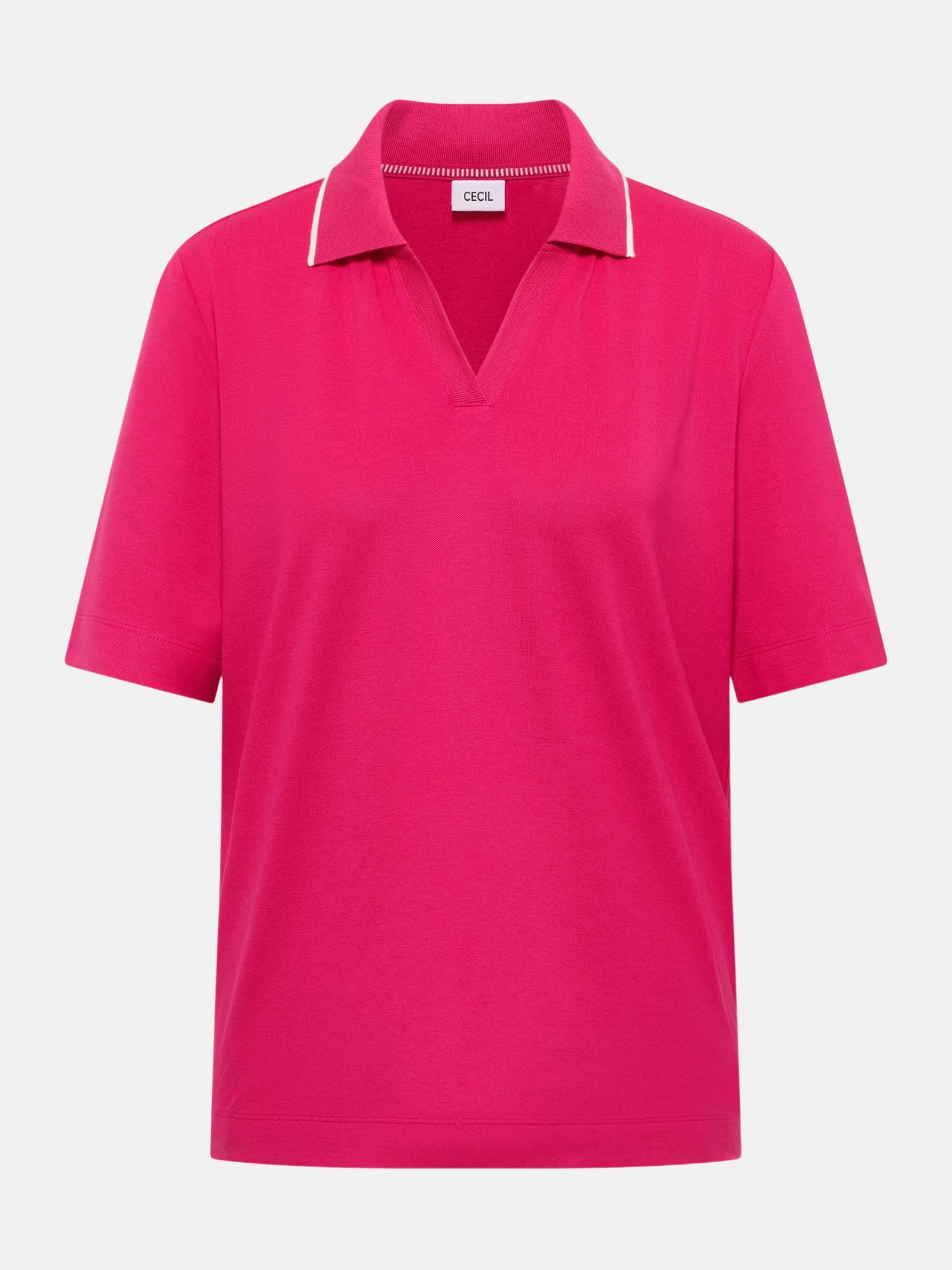 Cecil Piquée Polo Shirt Pink XL