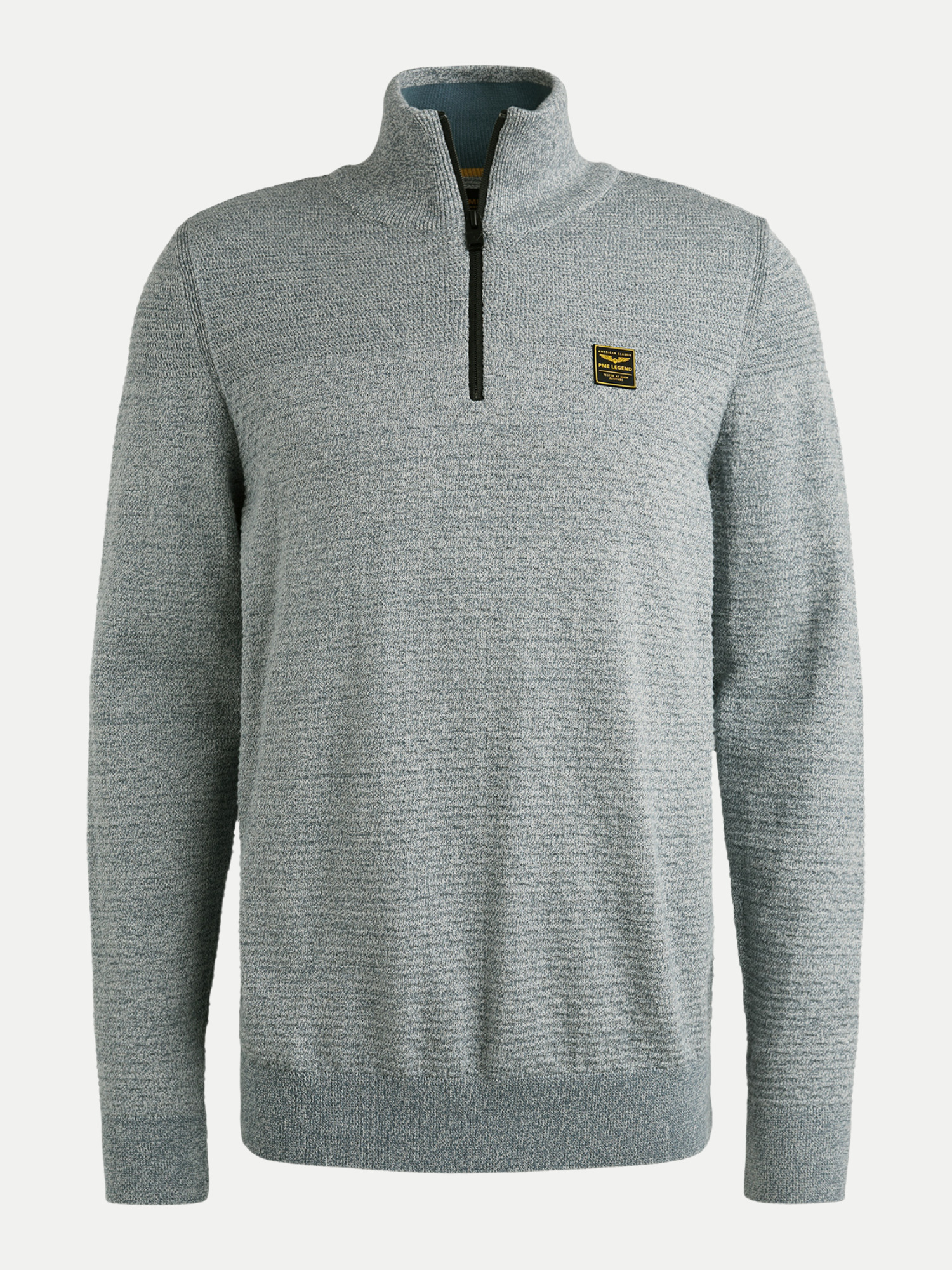 Troyer mit Strickmuster Grau XXL