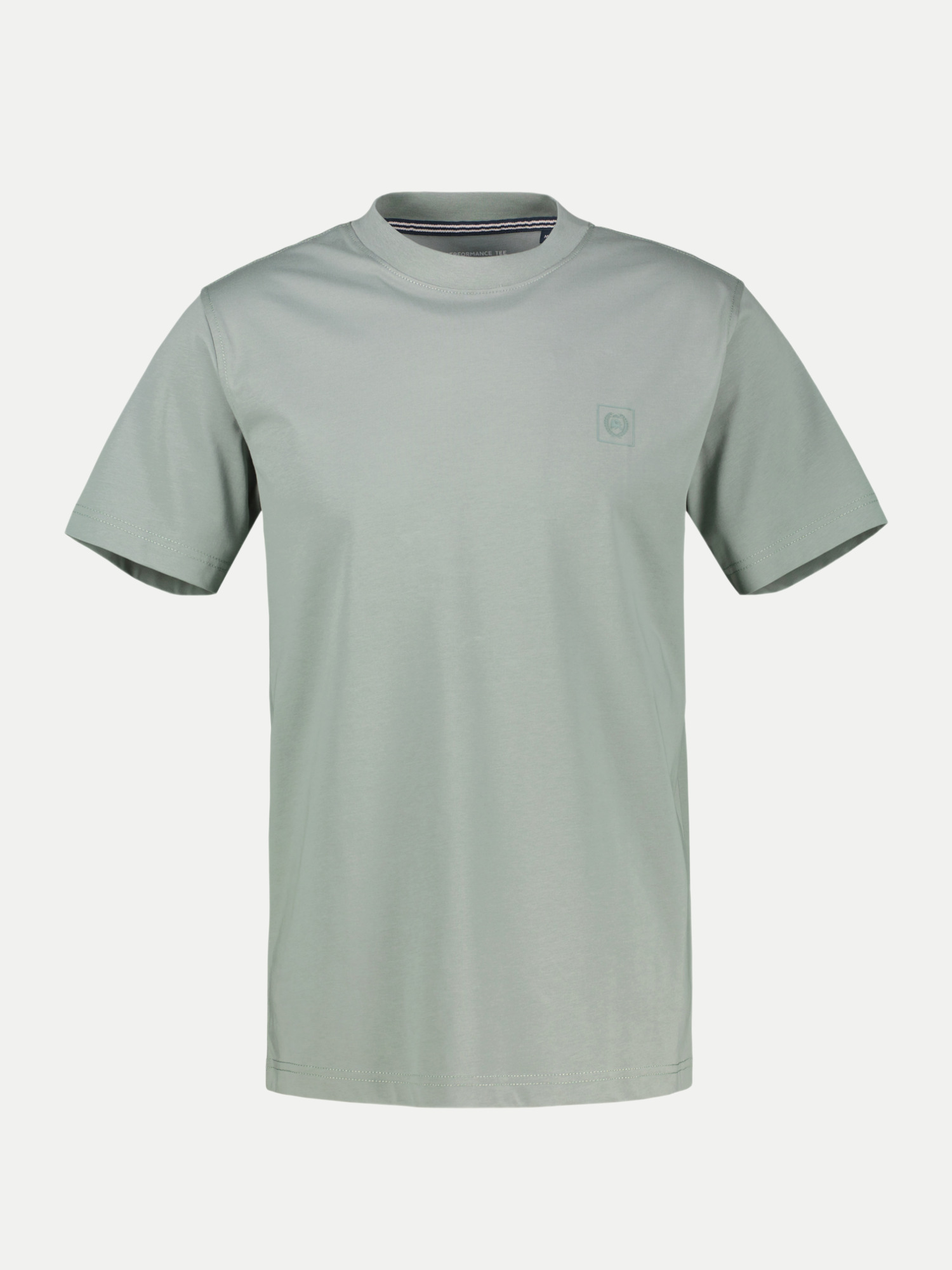 Basic-T-Shirt mit Logo Grün XXXL