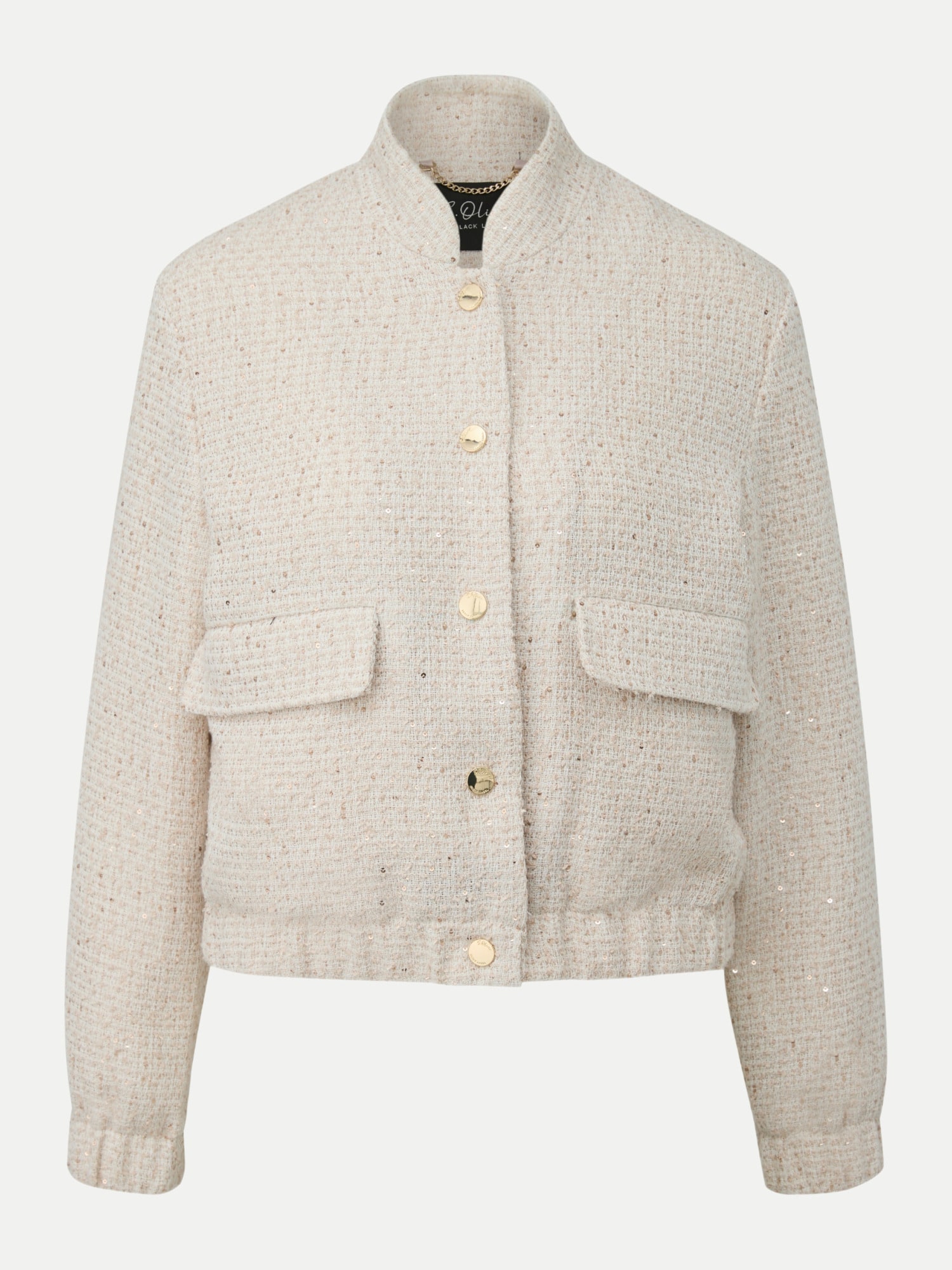 BLACK LABEL Bouclé-Blouson Beige 46