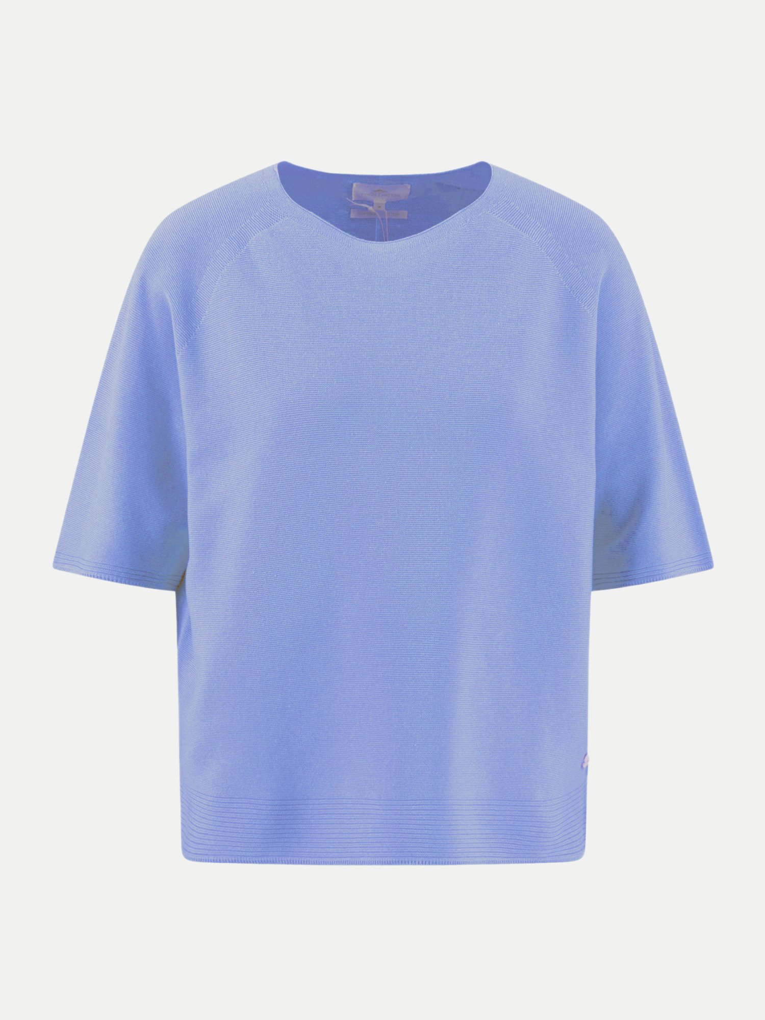 SHORTSLEEVE FINE COTTON Blau S