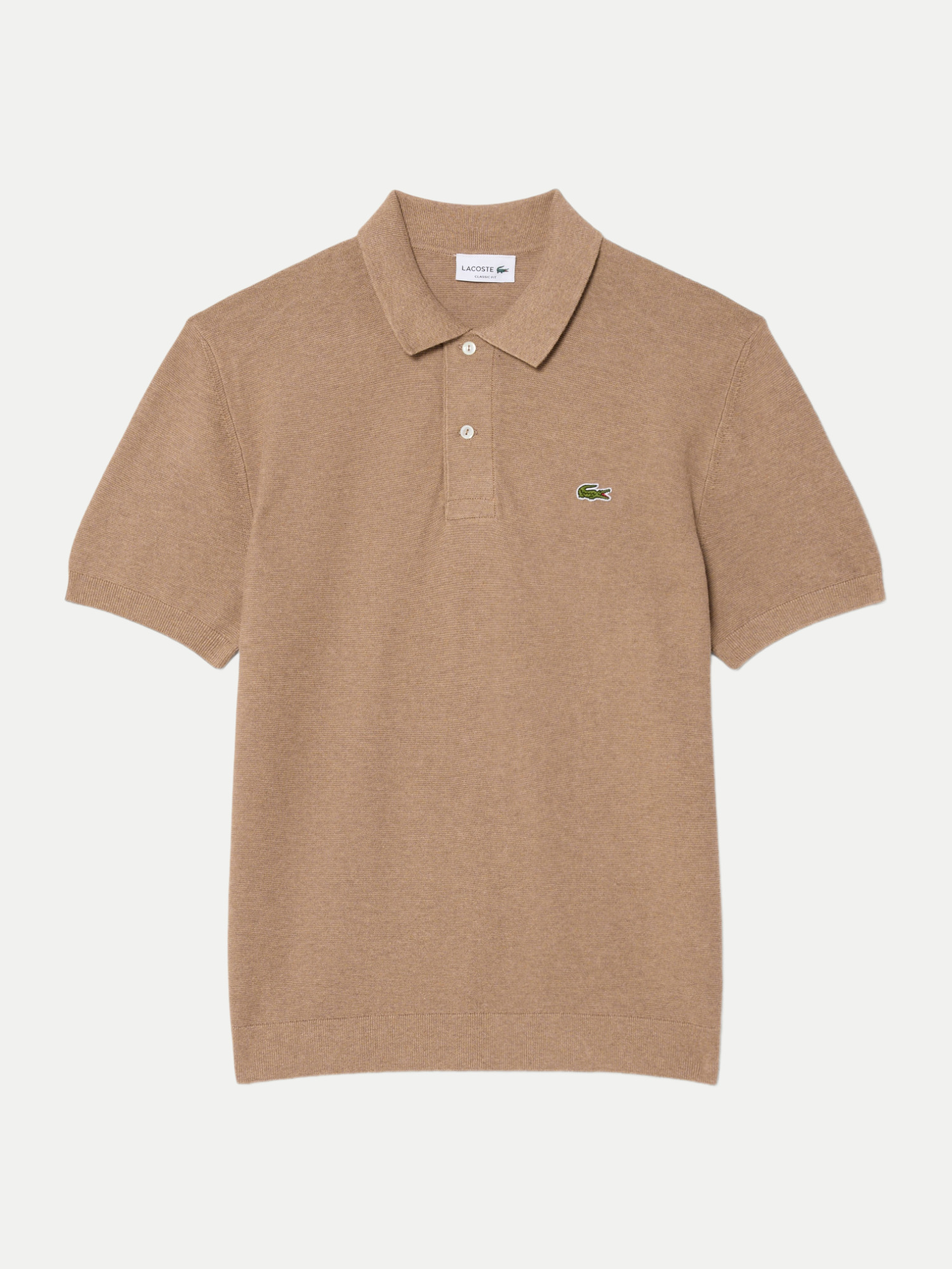 Lacoste Strick Poloshirt Braun L