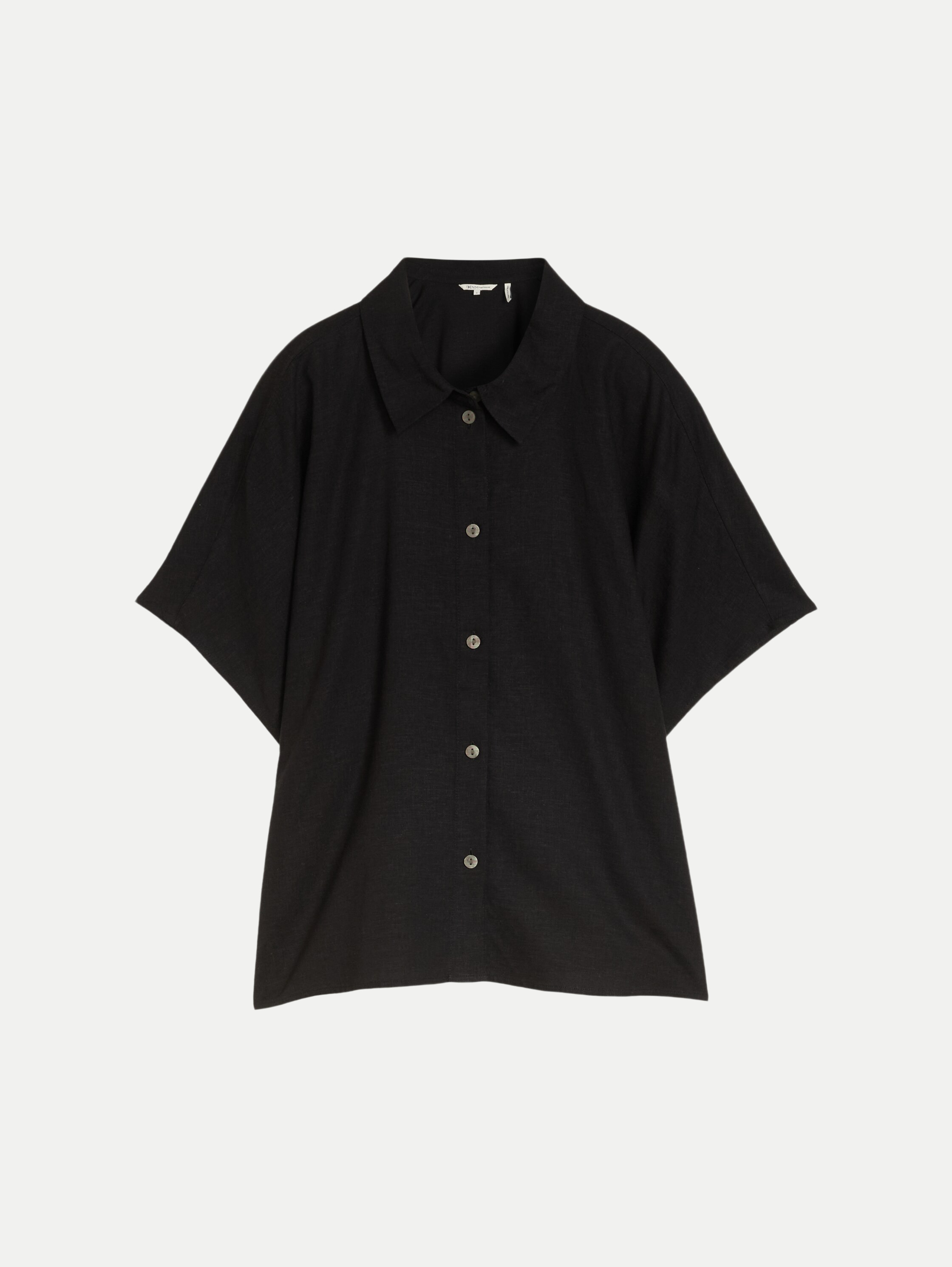 Boxy- Fit Bluse Schwarz S