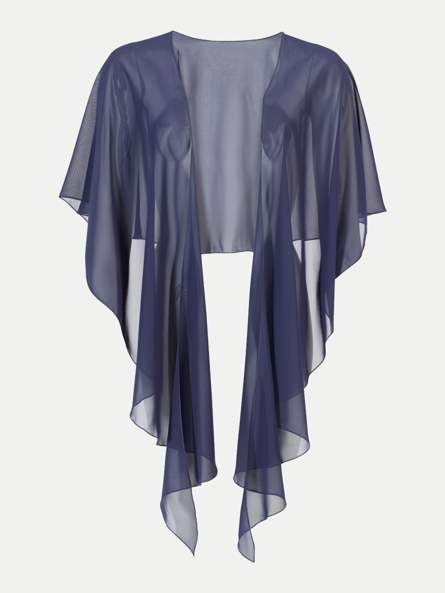 Stola String Chiffon-Stola Formstola | 300-navy | 342.77610110-300-x