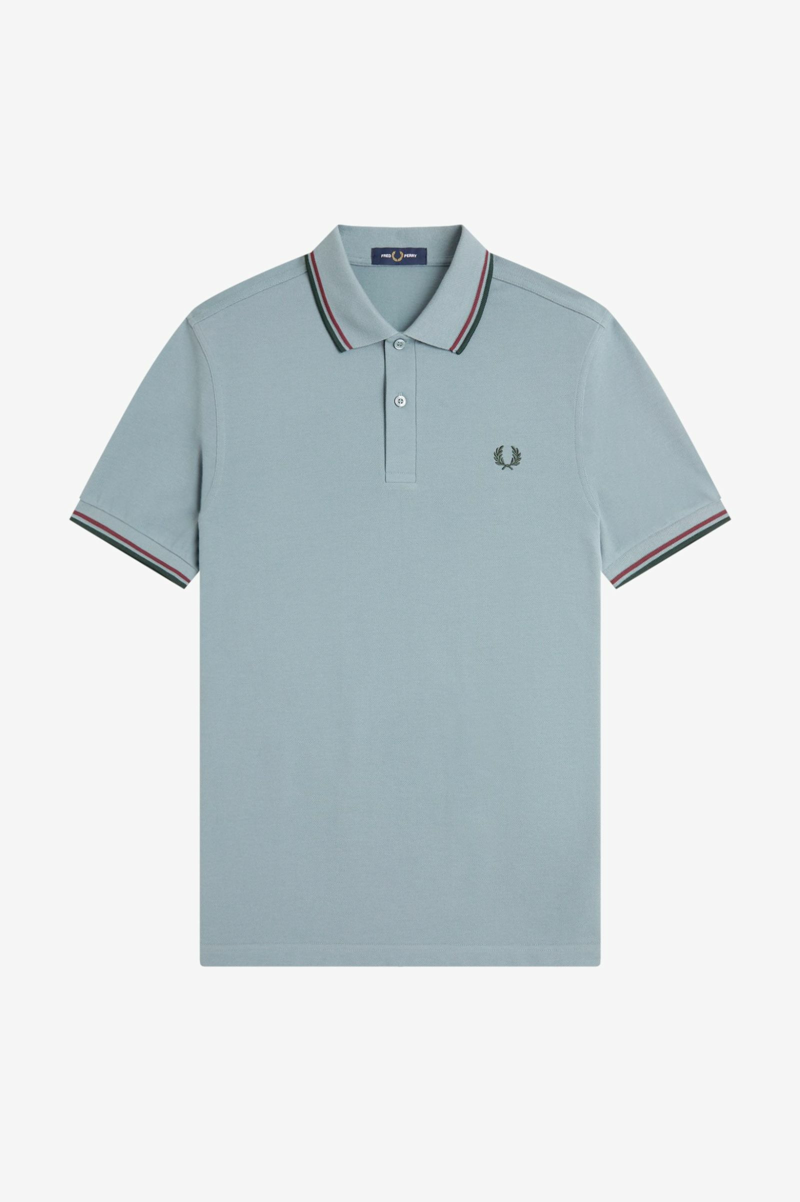 Poloshirt mit Doppelstreifen Blau L