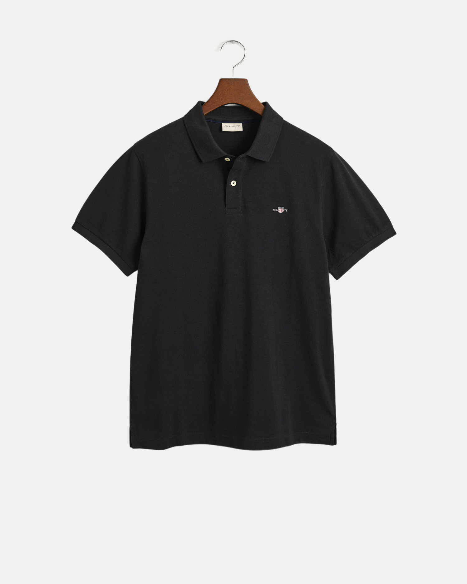 Regular-Fit Poloshirt Schwarz XXL
