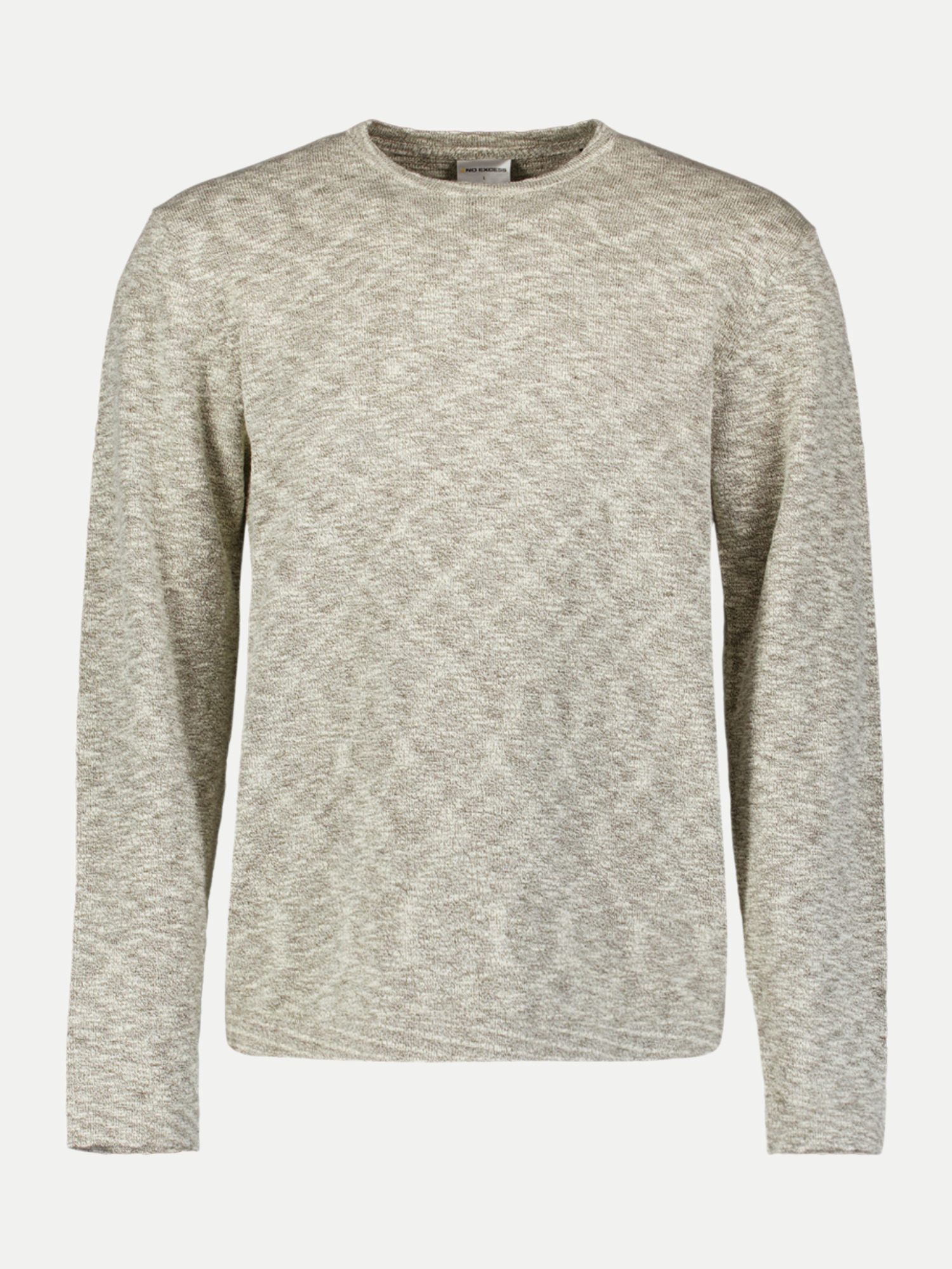Pullover mit Rundhals Beige L