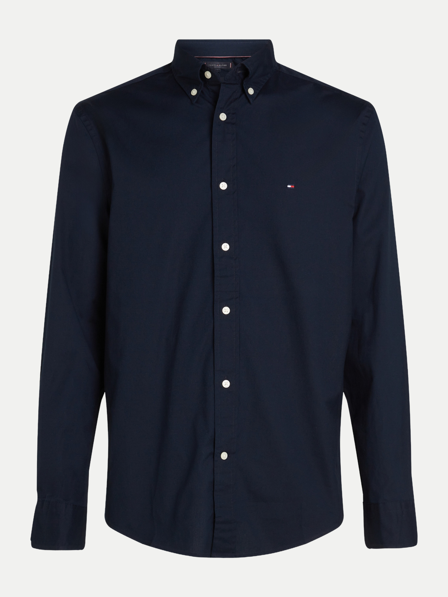 Hemd mit Button-Down Kragen Blau L