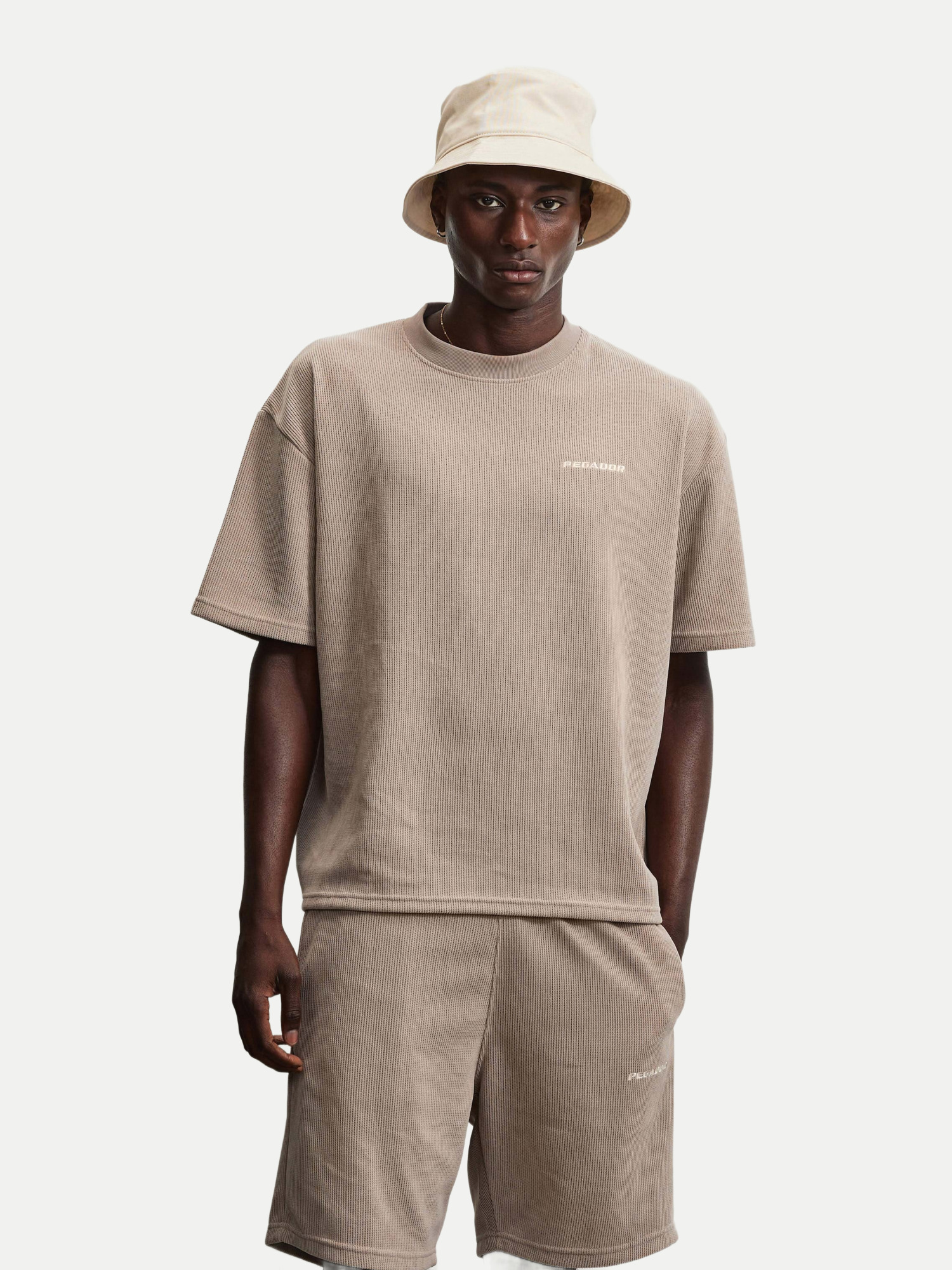 Oversized Rippshirt Lagos Beige L