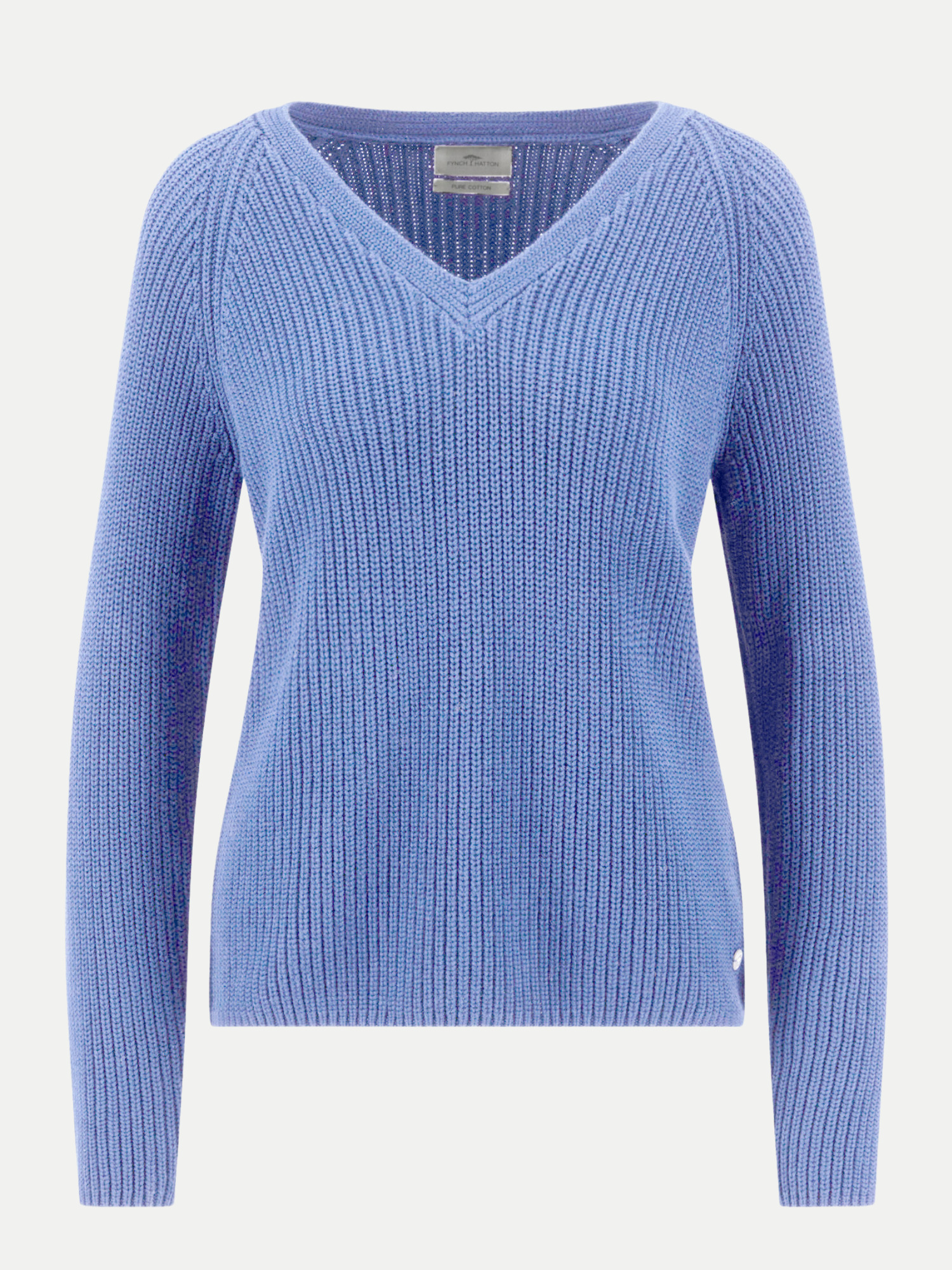 Casual-Fit Strickpullover Blau XXL