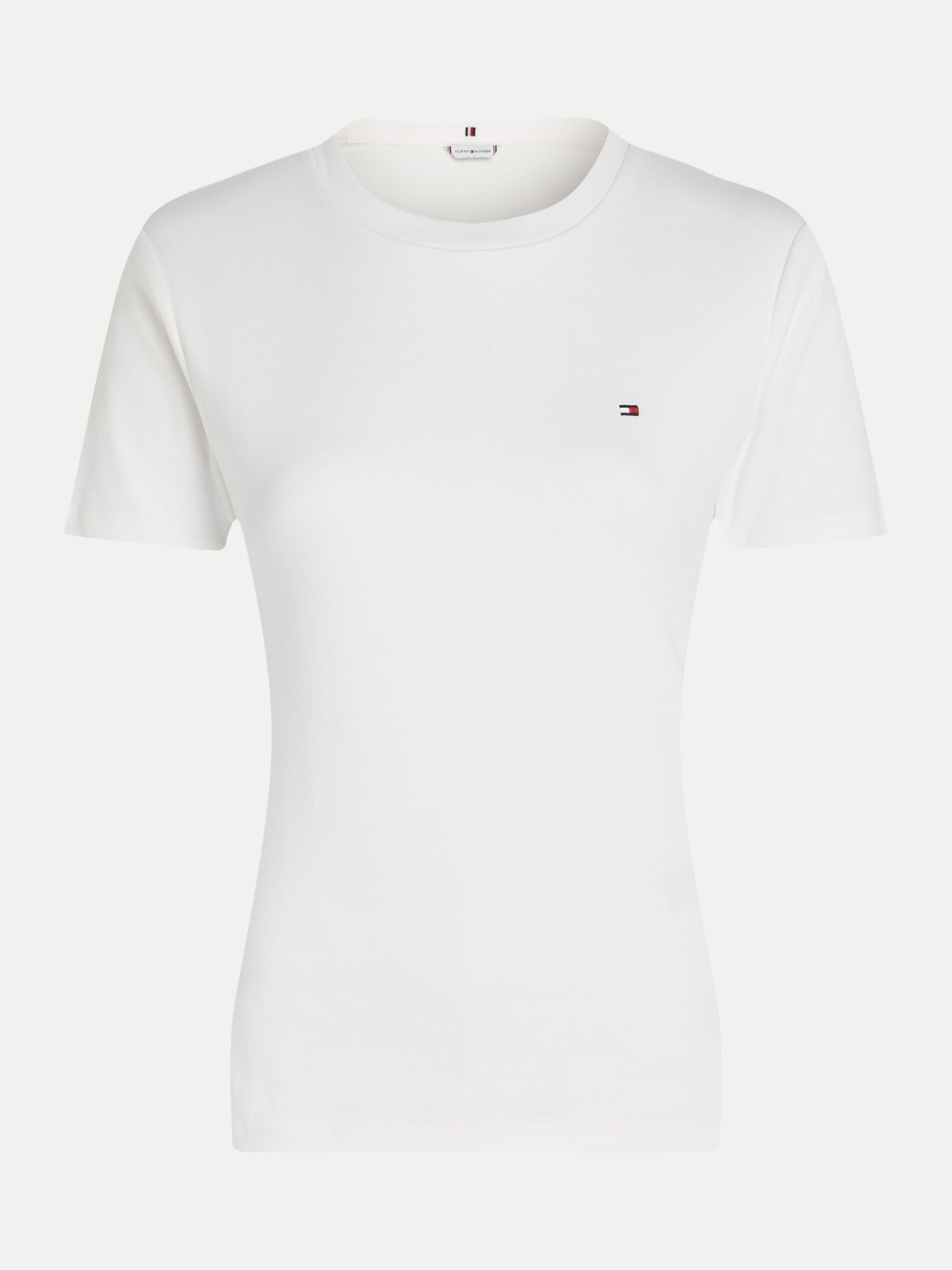 Basic T-Shirt Weiß L