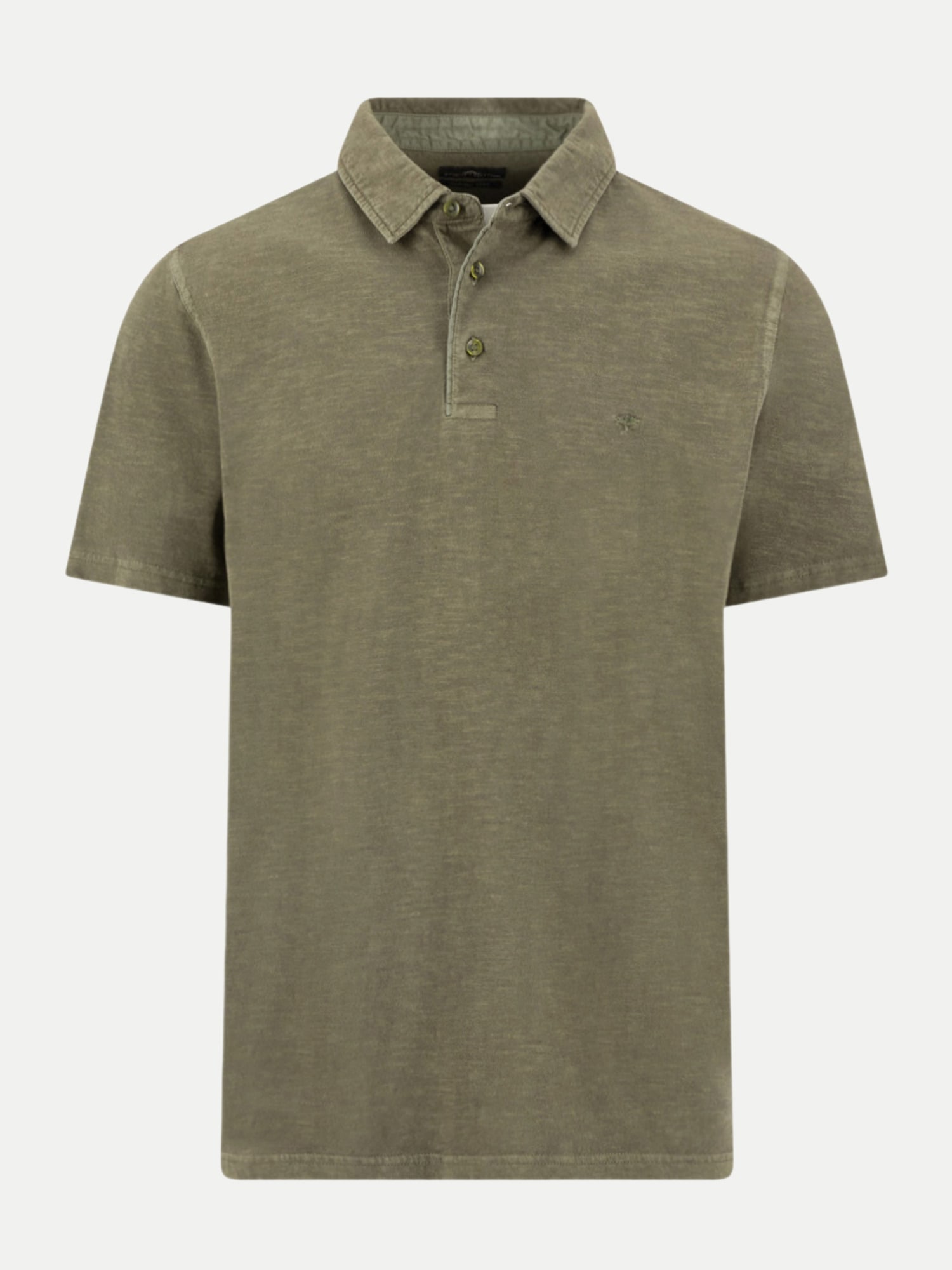 Polo, garment dyed Grün XL