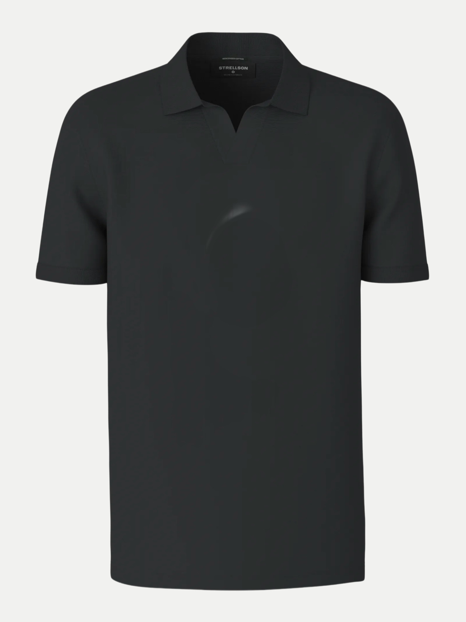 Tshirt mit Polokragen Schwarz XL