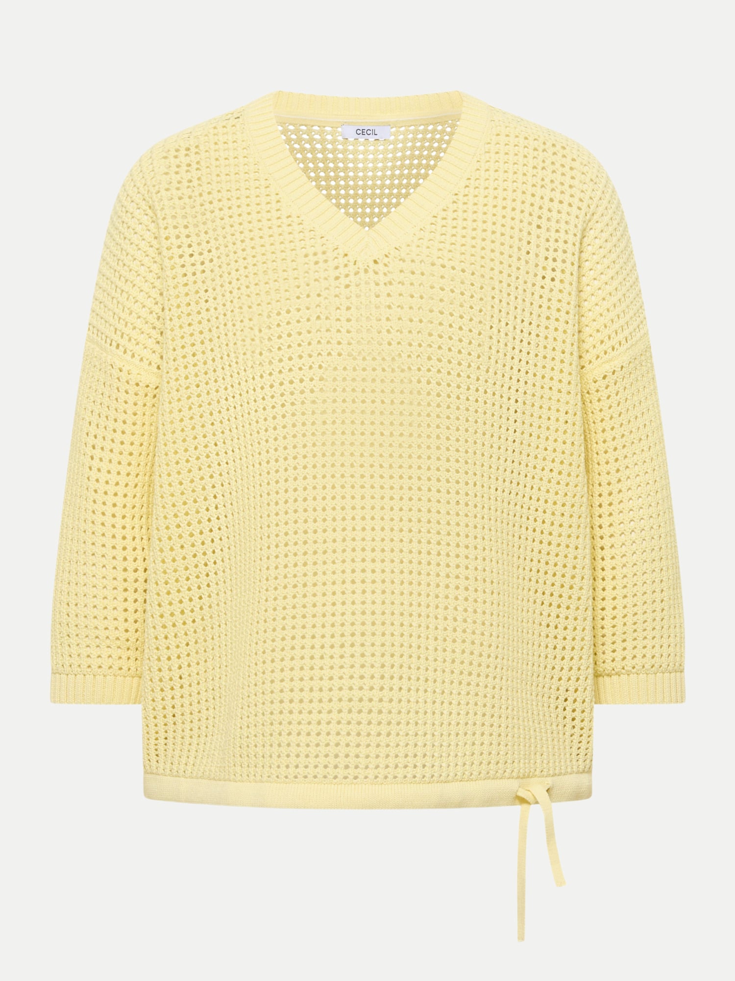 Cecil Pullover Crochet Gelb XXL