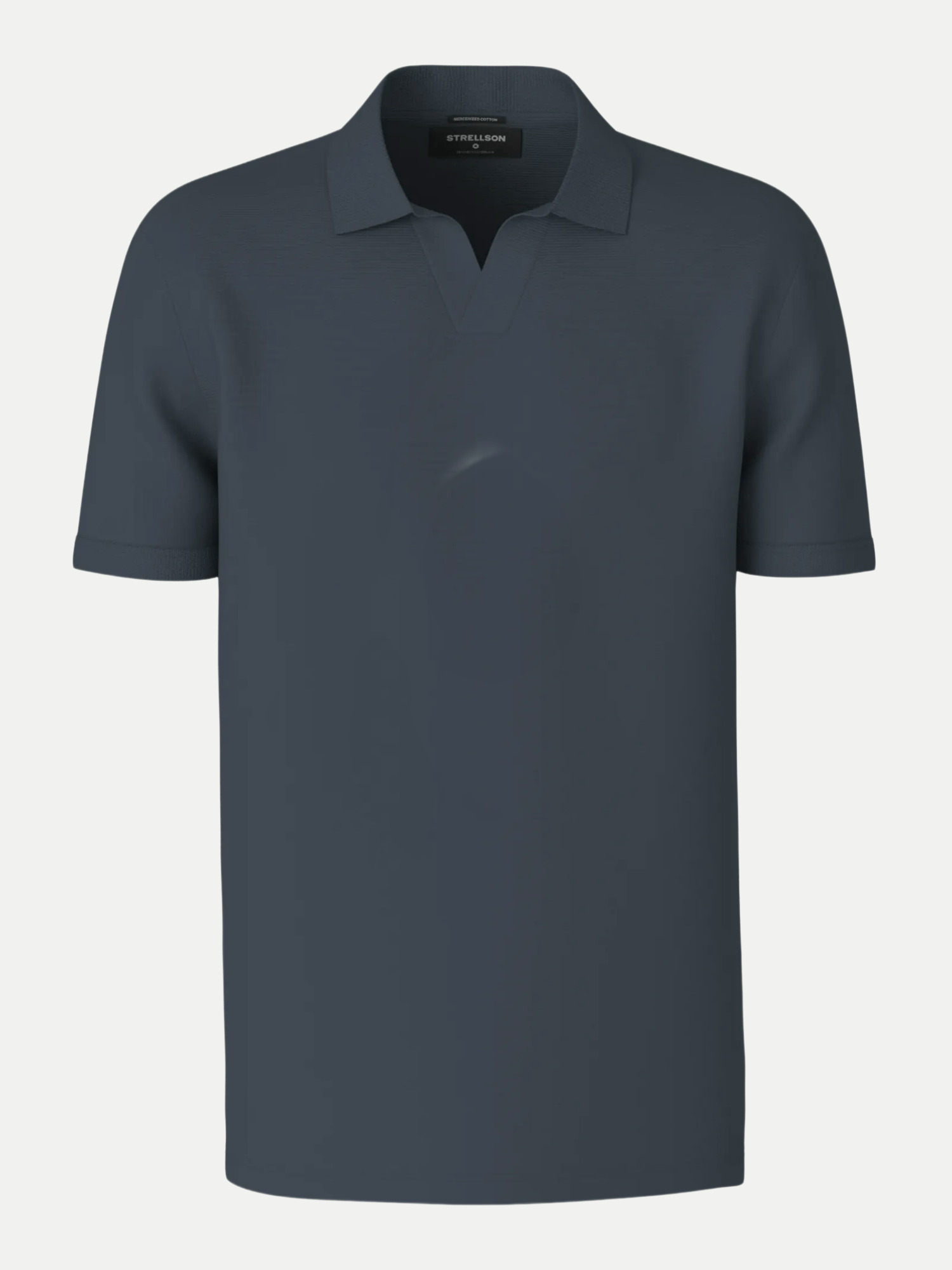 Tshirt mit Polokragen Blau XL