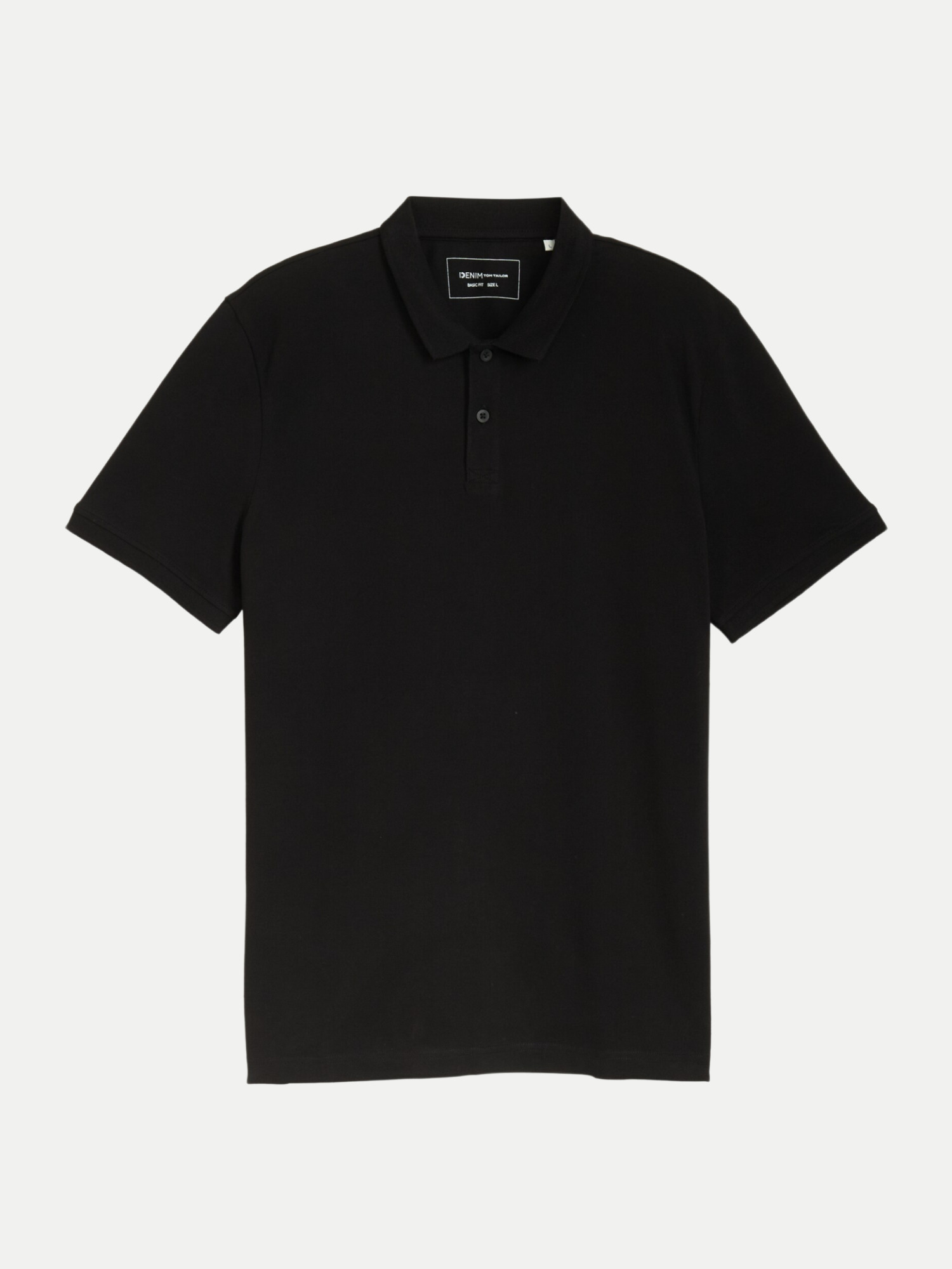 Poloshirt Basic Schwarz XL